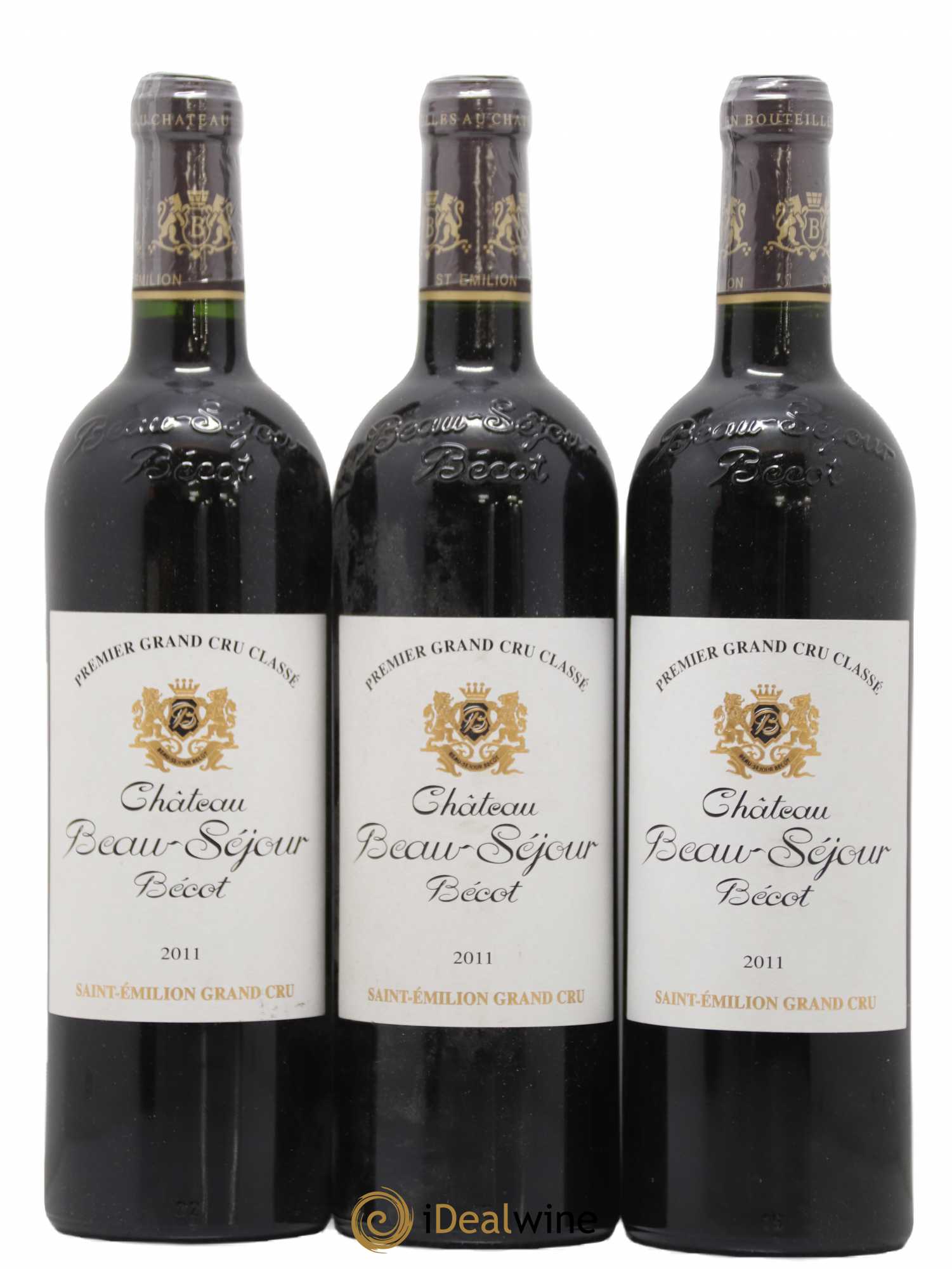 Château Beau-Séjour Bécot 1er Grand Cru Classé B 2011 - Lot de 3 bouteilles - 0