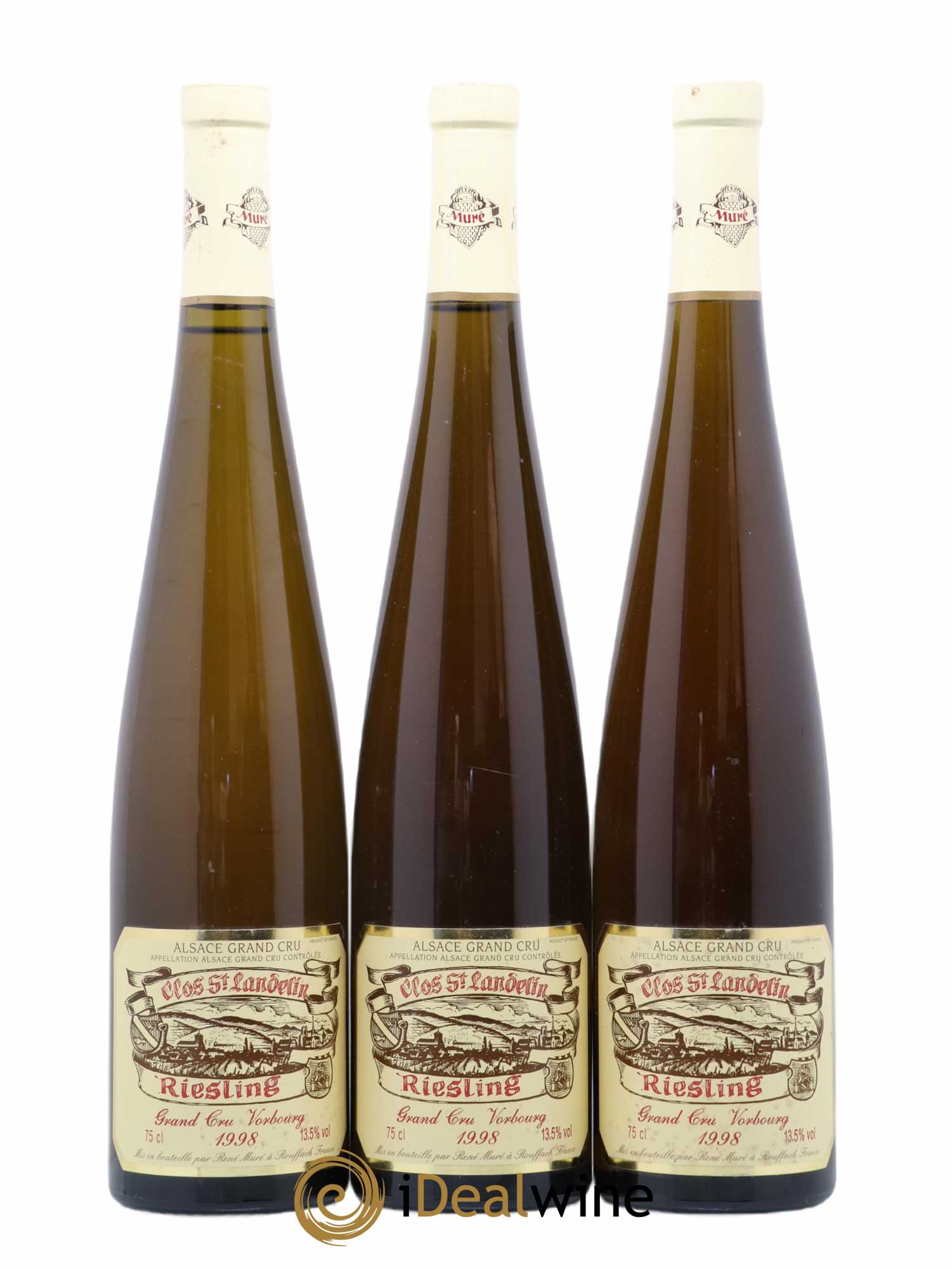 Riesling Grand Cru Vorbourg Clos Saint Landelin René Muré 1998 - Posten von 3 Flaschen - 0
