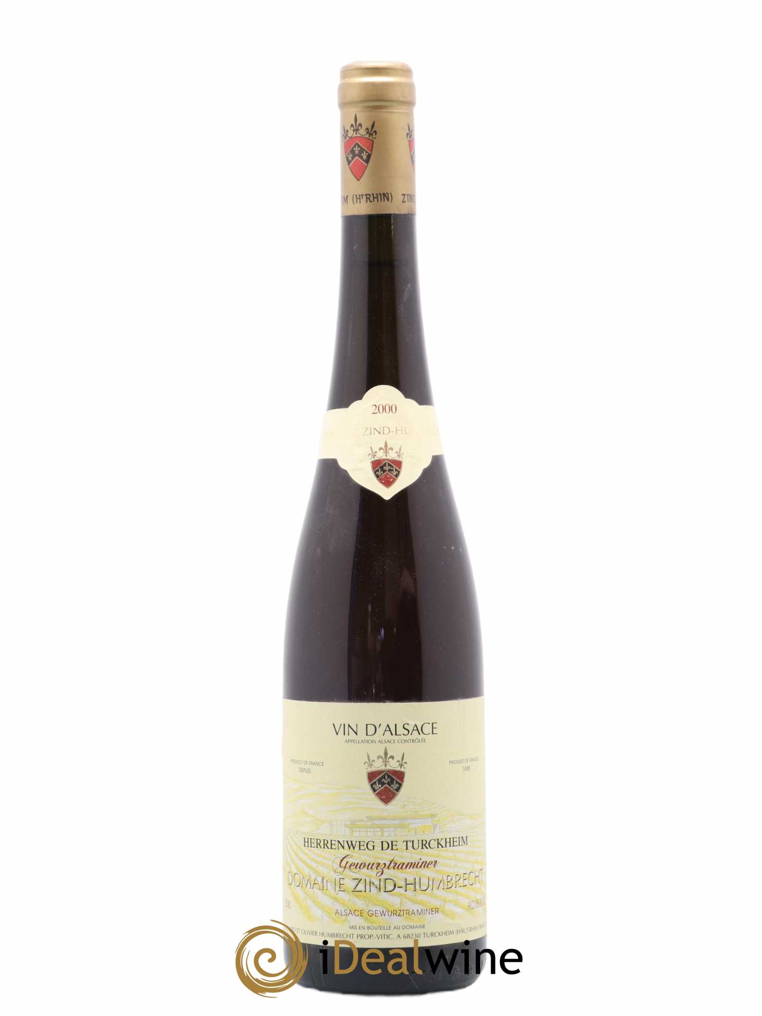 Alsace Gewurztraminer Herrenweg de Turckheim Zind-Humbrecht (Domaine) 2000 - Lot de 1 bouteille - 0