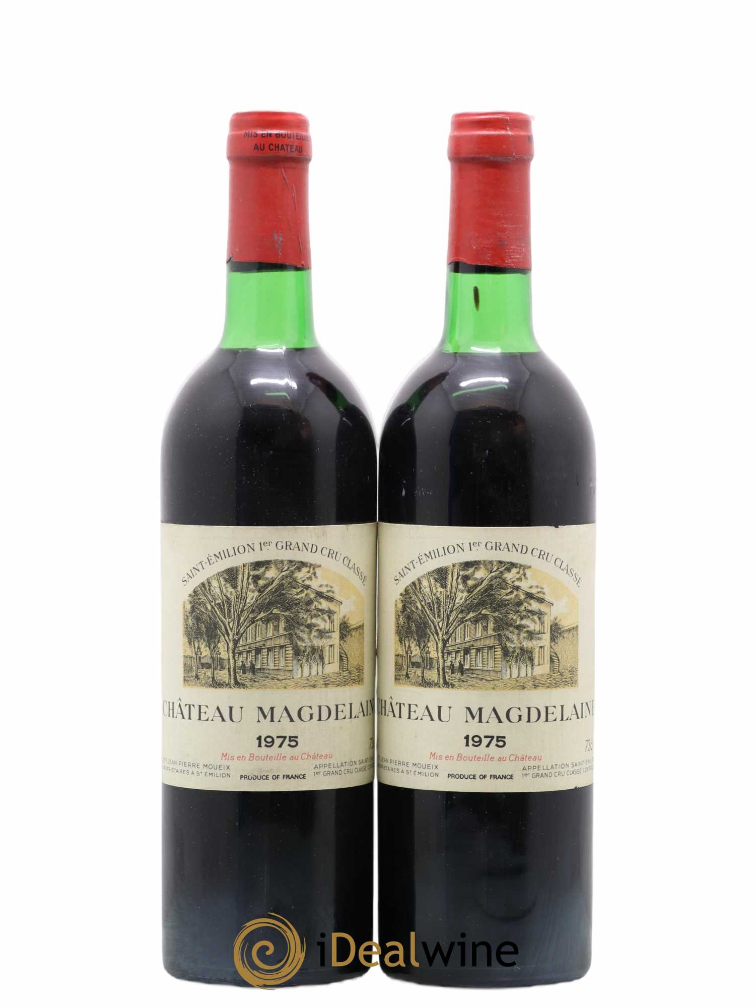 Château Magdelaine 1975 - Lot de 2 bouteilles - 0
