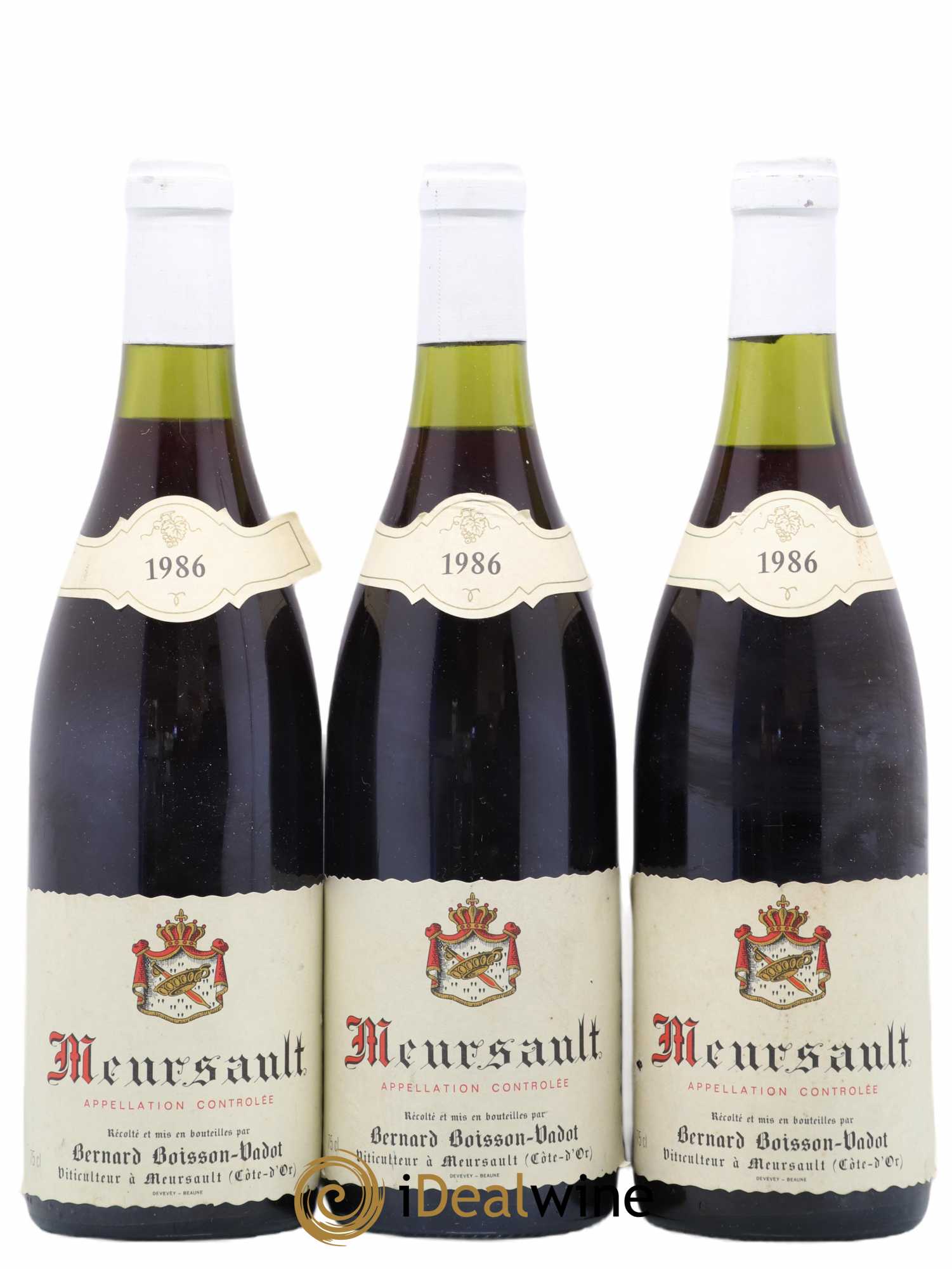 Meursault 1986 - Posten von 3 Flaschen - 0