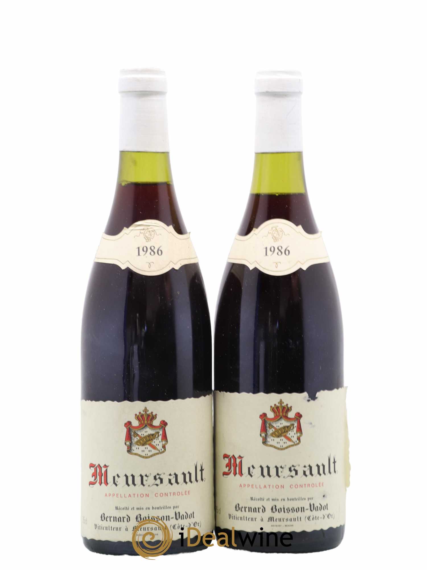Meursault 1986 - Posten von 2 Flaschen - 0