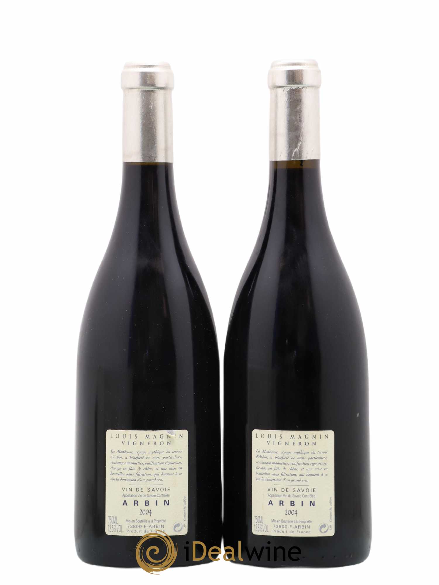Vin de Savoie Arbin La Brova Louis Magnin 2004 - Lot de 2 bouteilles - 1