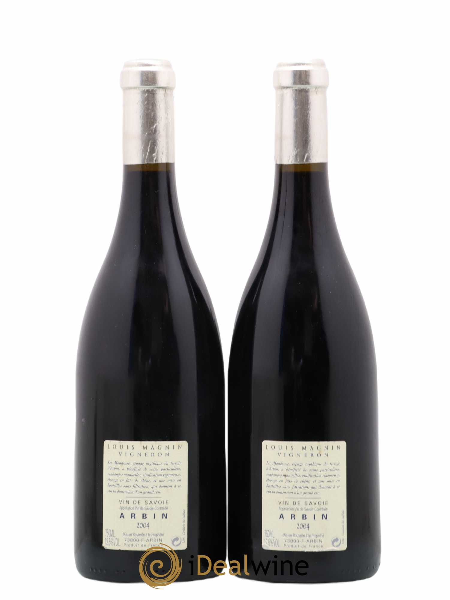 Vin de Savoie Arbin La Brova Louis Magnin 2004 - Lot de 2 bouteilles - 1