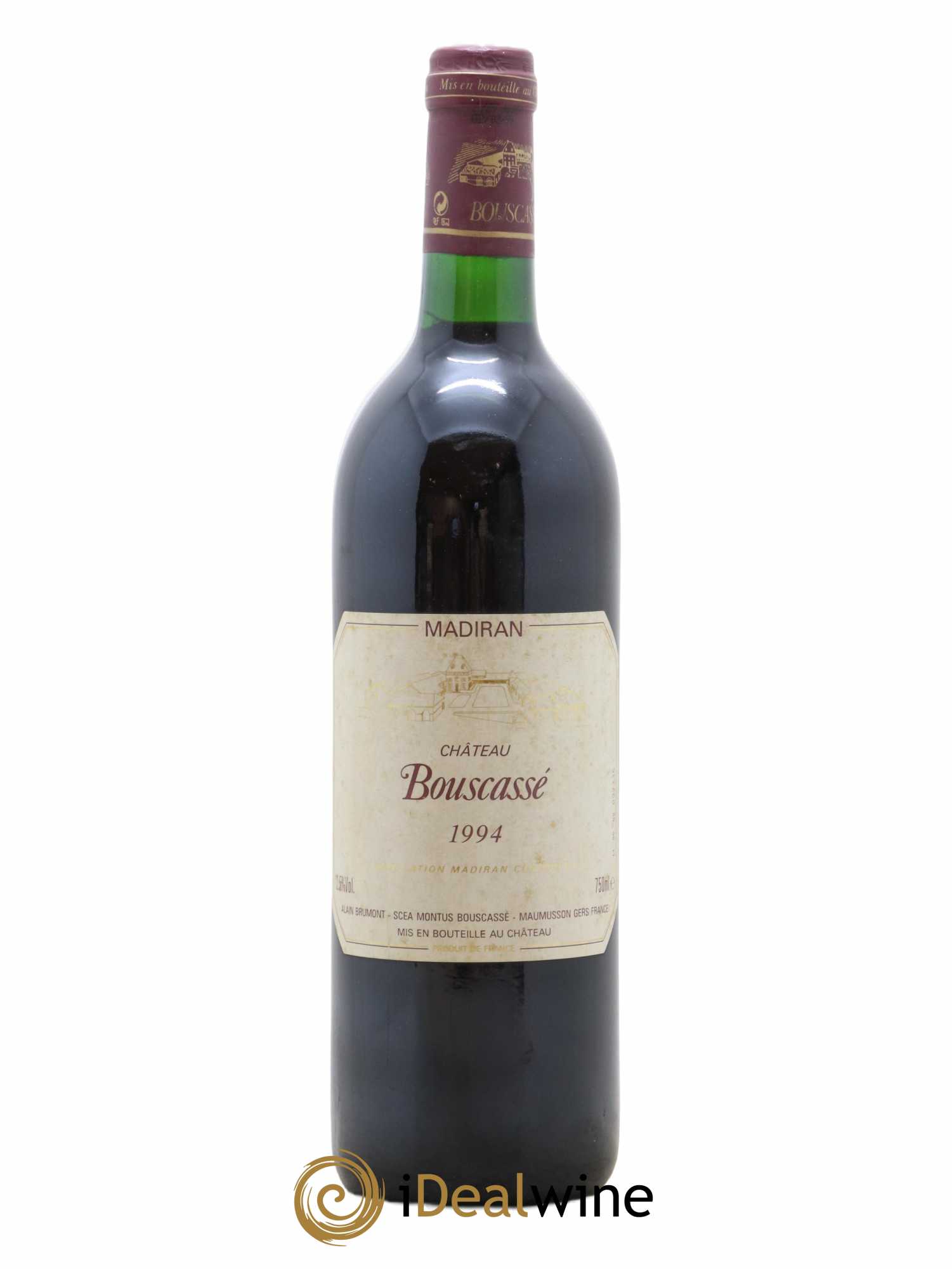 Madiran Château Bouscassé Alain Brumont 1994 - Lot de 1 bouteille - 0