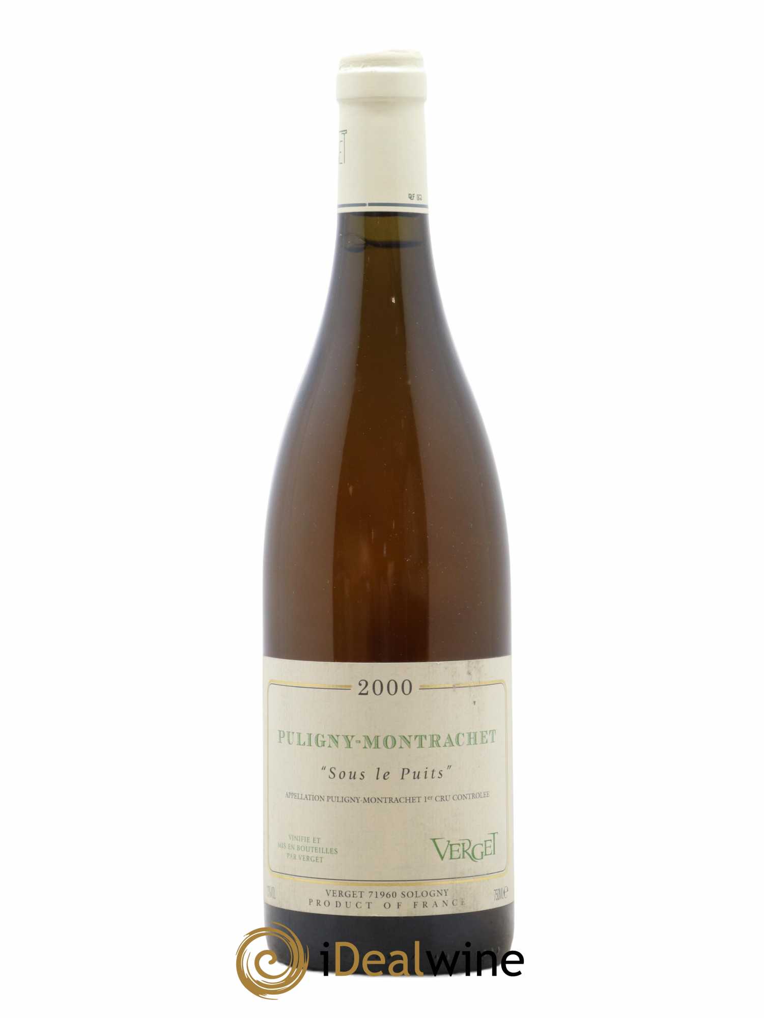 Puligny-Montrachet 1er Cru Sous le Puits Verget 2000 - Lot de 1 bouteille - 0
