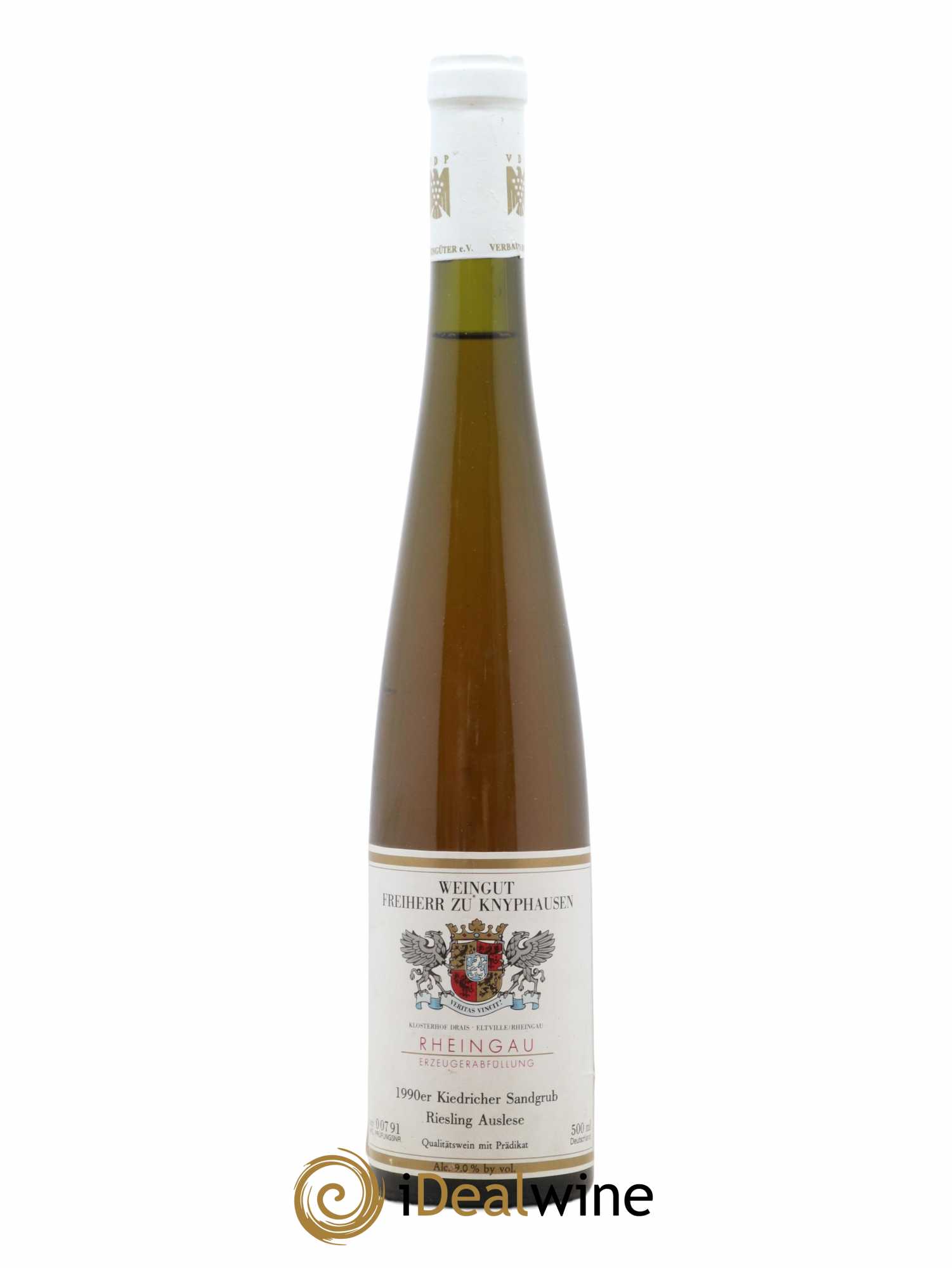 Riesling Rheingau Auslese Zu Knyphausen Weingut Freiherr 50cl 1990 - Posten von 1 Flasche - 0
