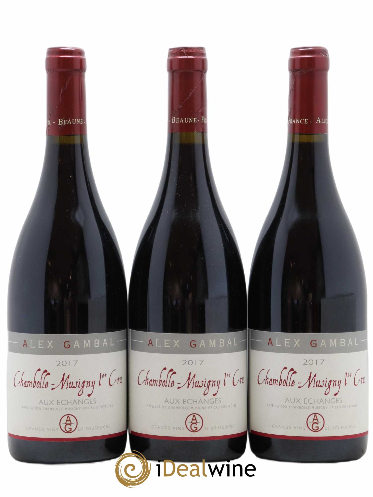 Chambolle-Musigny 1er Cru Aux Echanges Alex Gambal (Domaine) 2017 - Lot of 3 bottles - 0