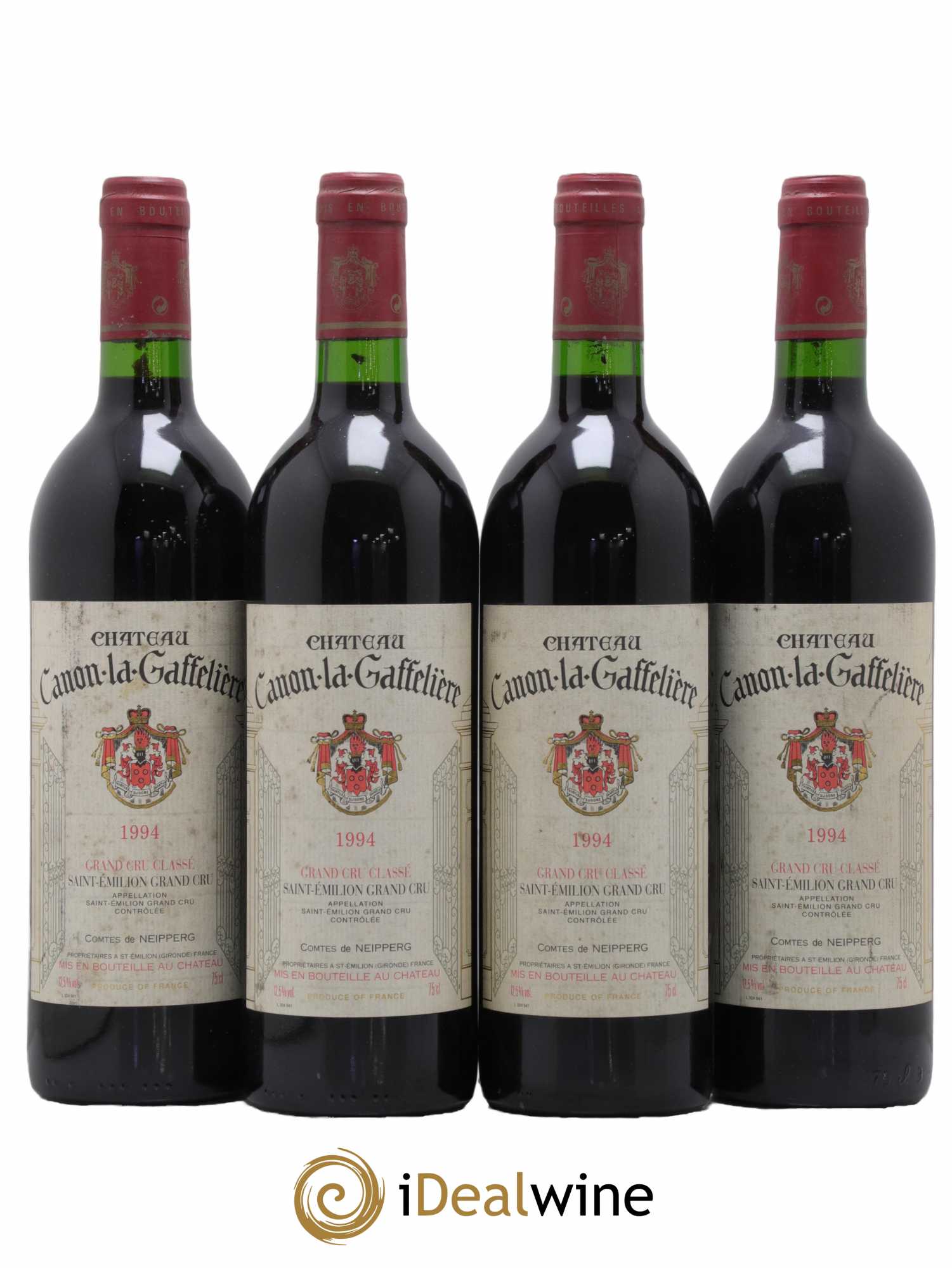 Château Canon la Gaffelière 1er Grand Cru Classé B 1994 - Lot de 4 bouteilles - 0