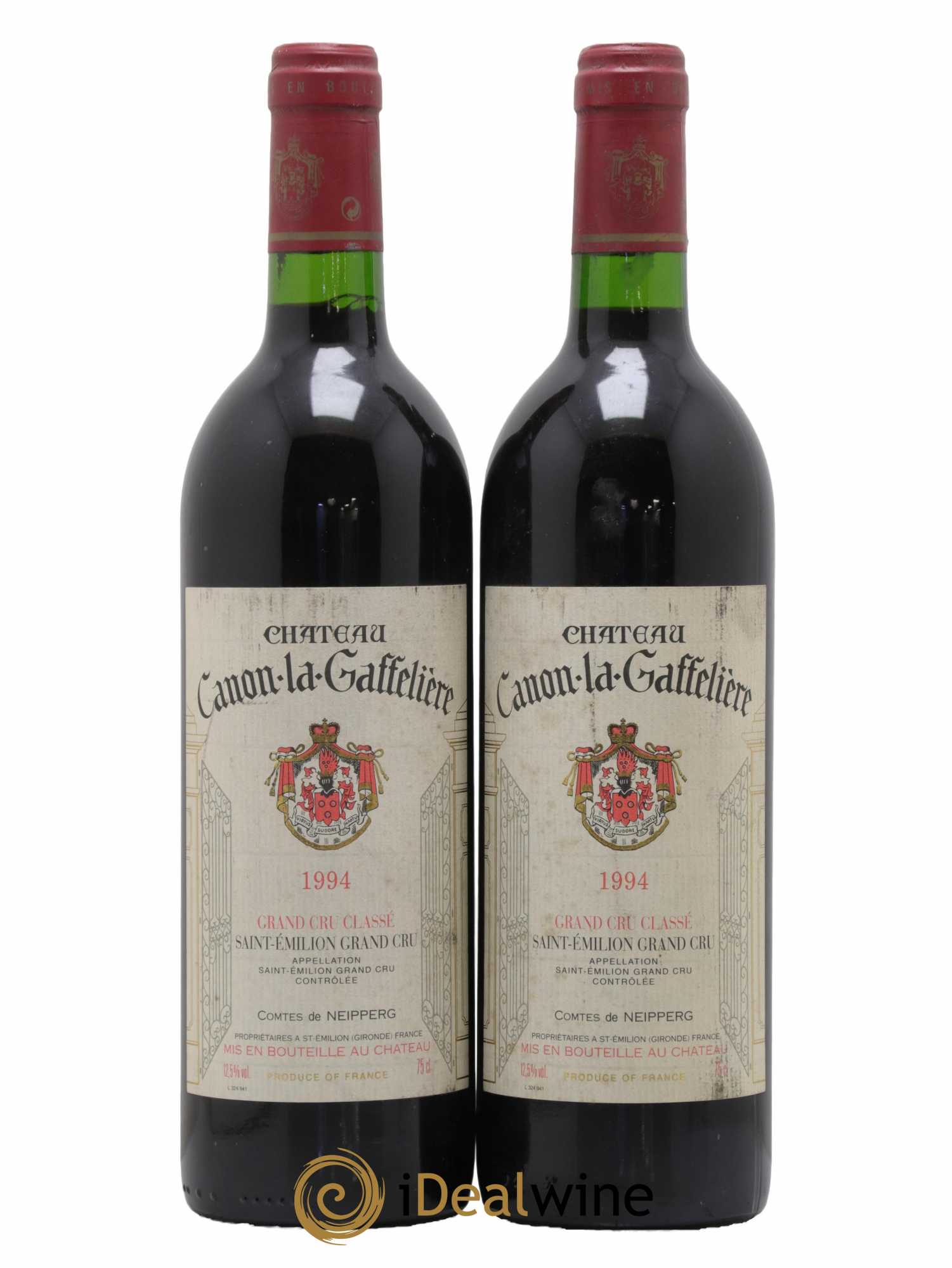 Château Canon la Gaffelière 1er Grand Cru Classé B 1994 - Lotto di 2 bottiglie - 0