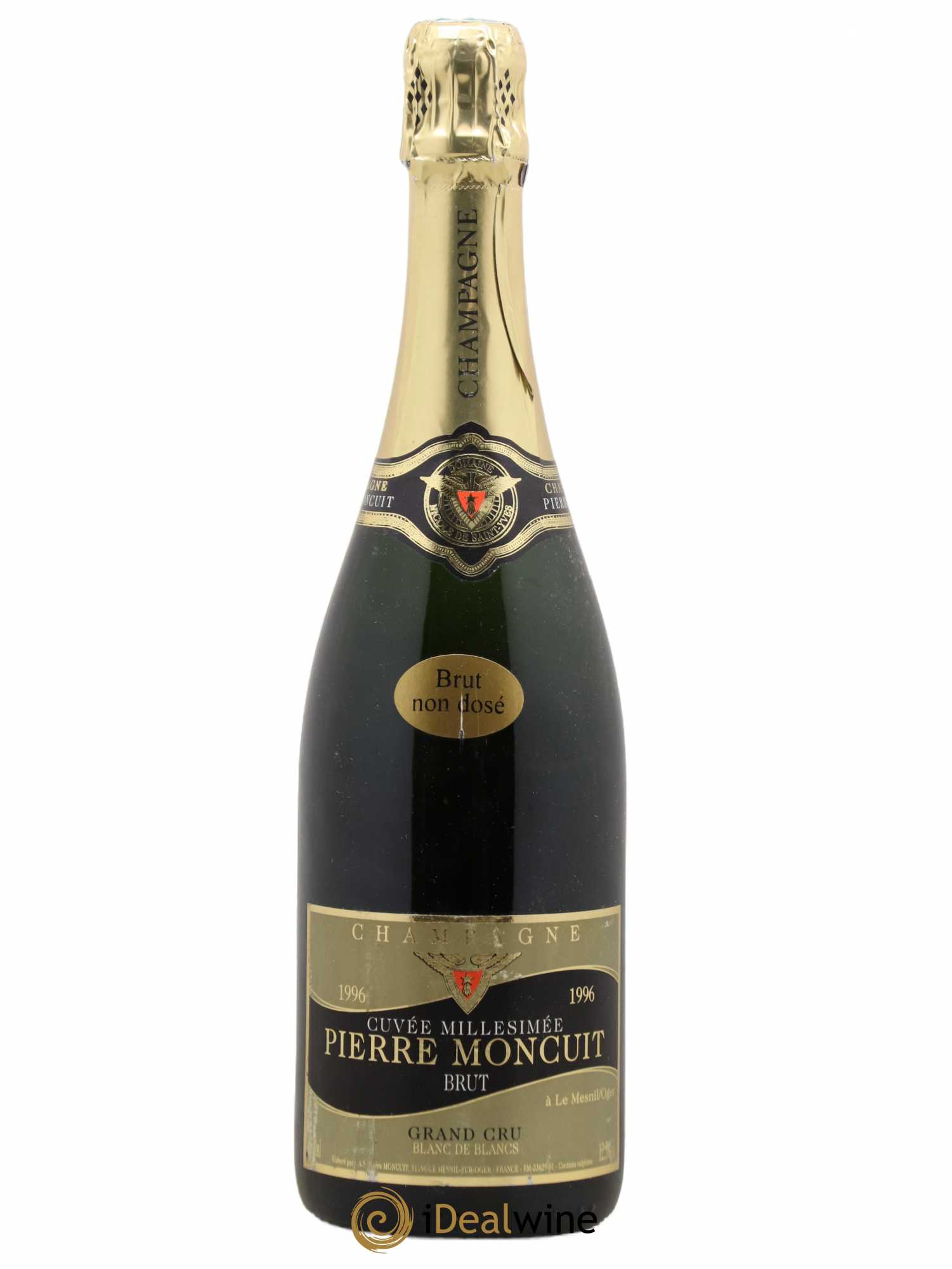 Blanc de Blancs Brut Non dosé Pierre Moncuit 1996 - Lot de 1 bouteille - 0
