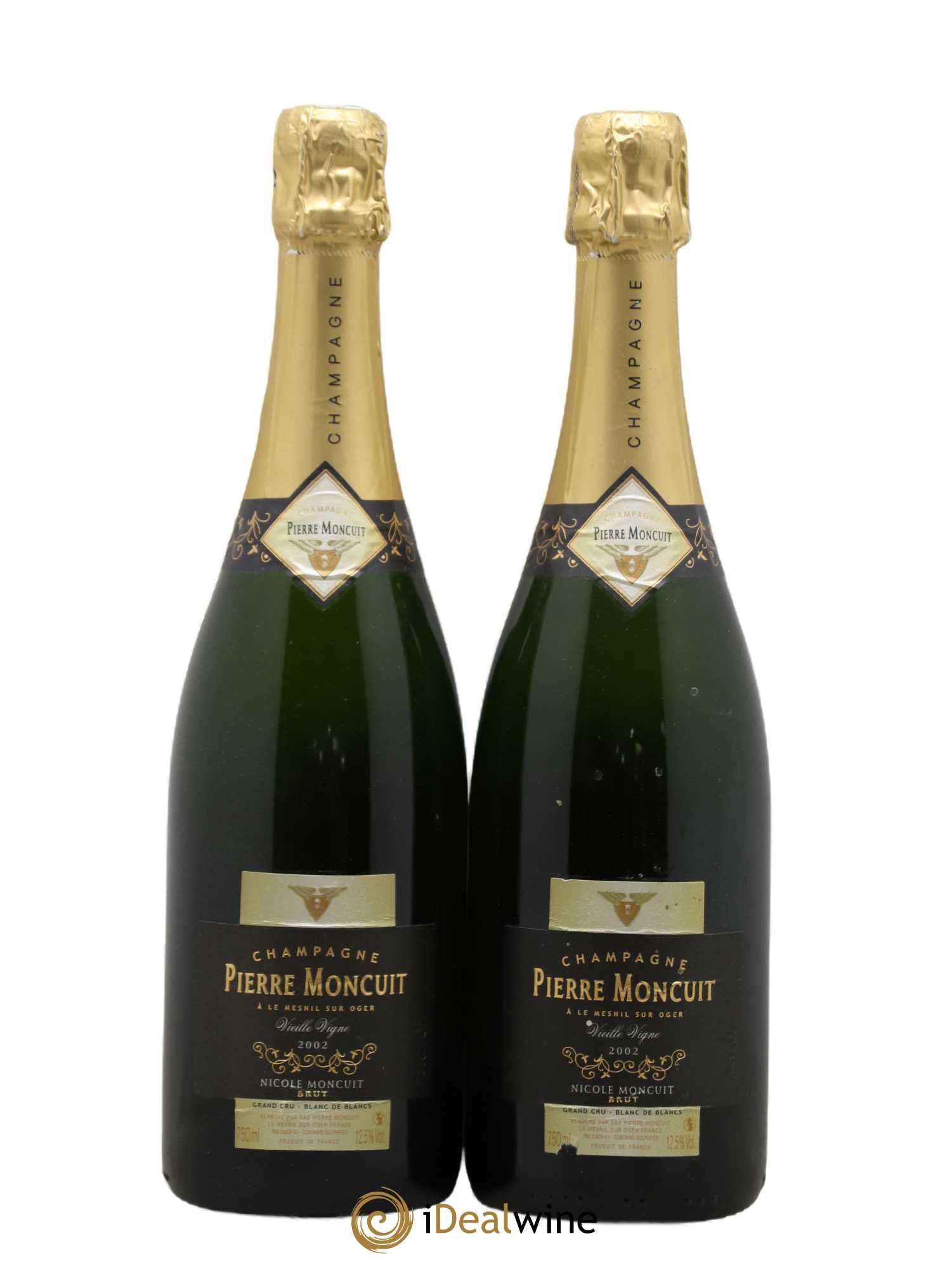 Champagne Cuvée Nicole Montcuit Champagne Mintcuit 2002 - Posten von 2 Flaschen - 0