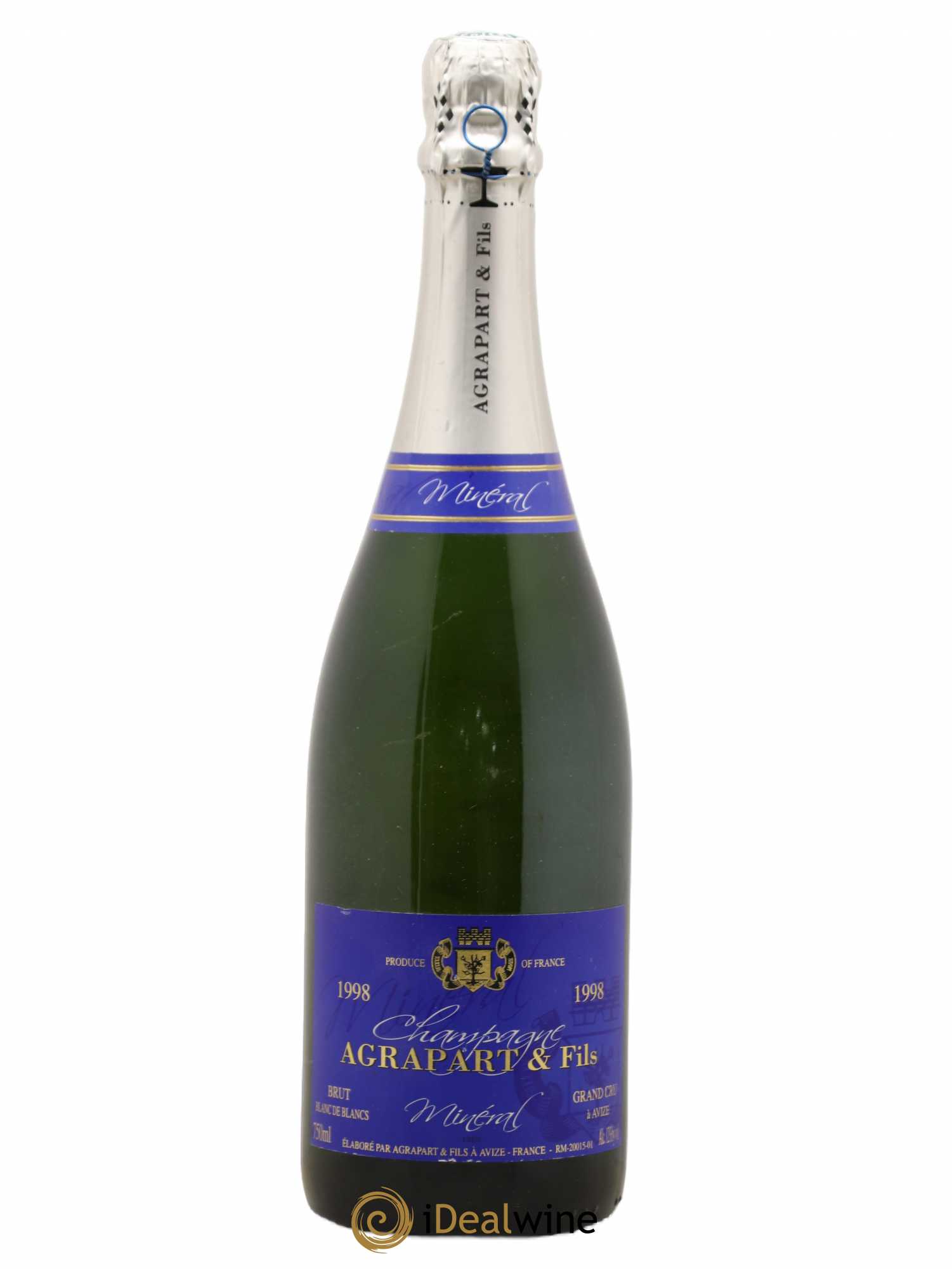 Minéral Blanc de Blancs Extra-Brut Agrapart & Fils 1998 - Lot de 1 bouteille - 0