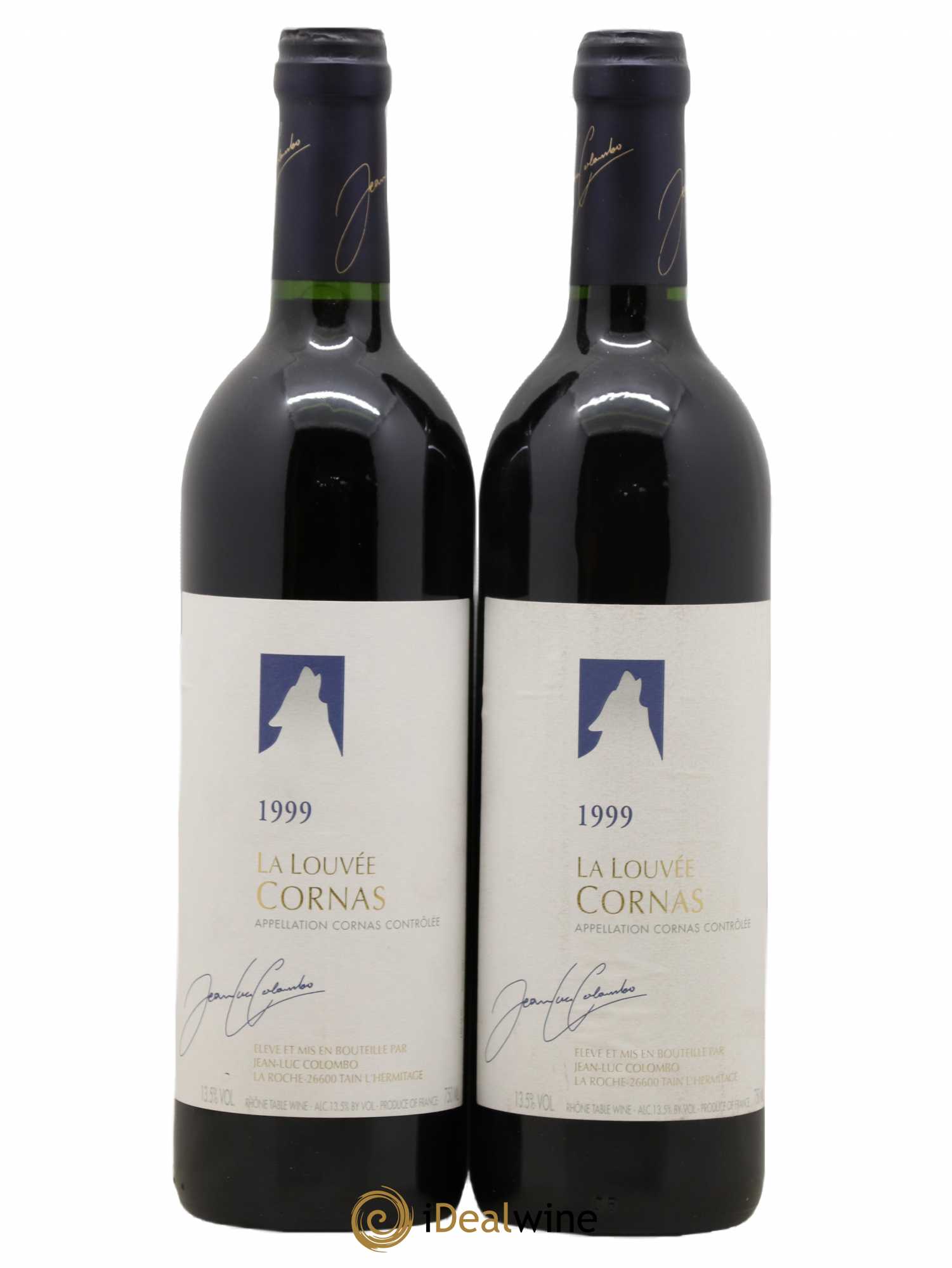 Cornas La Louvée Jean-Luc Colombo 1999 - Lot de 2 bouteilles - 0