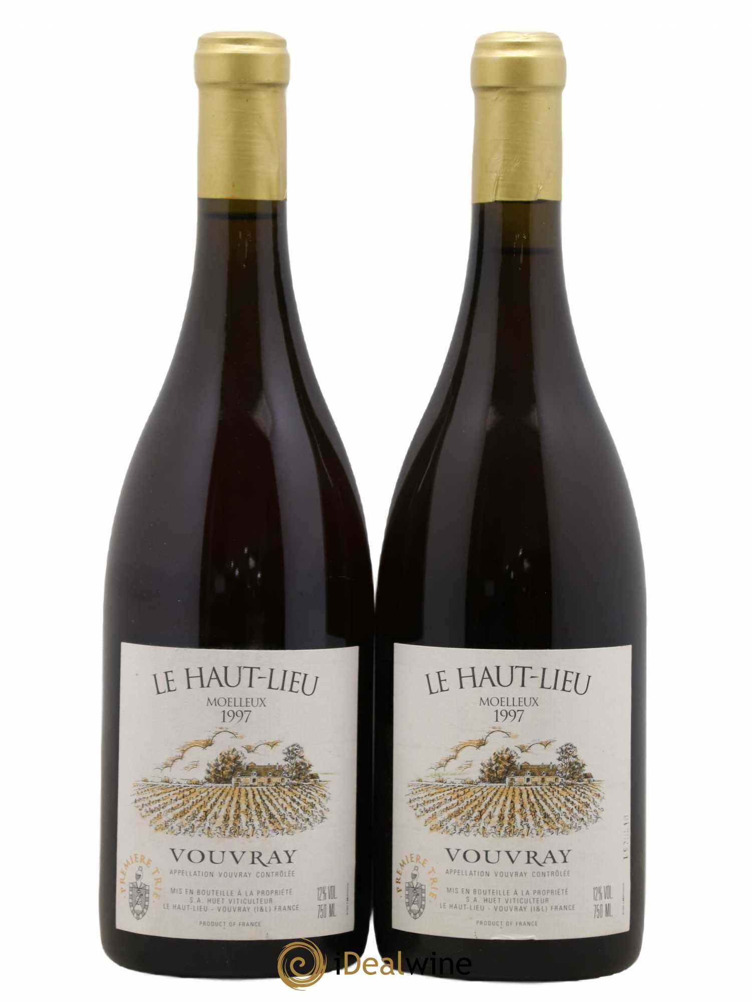 Vouvray Le Haut-Lieu Moelleux 1ère Trie Domaine Huet 1997 - Lotto di 2 bottiglie - 0