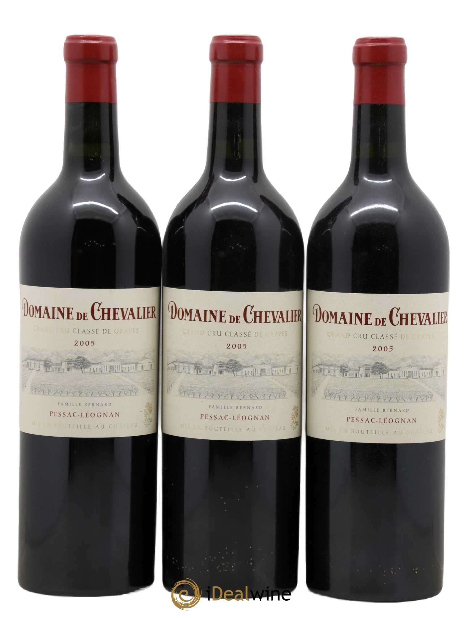 Domaine de Chevalier Cru Classé de Graves 2005 - Lot de 3 bouteilles - 0