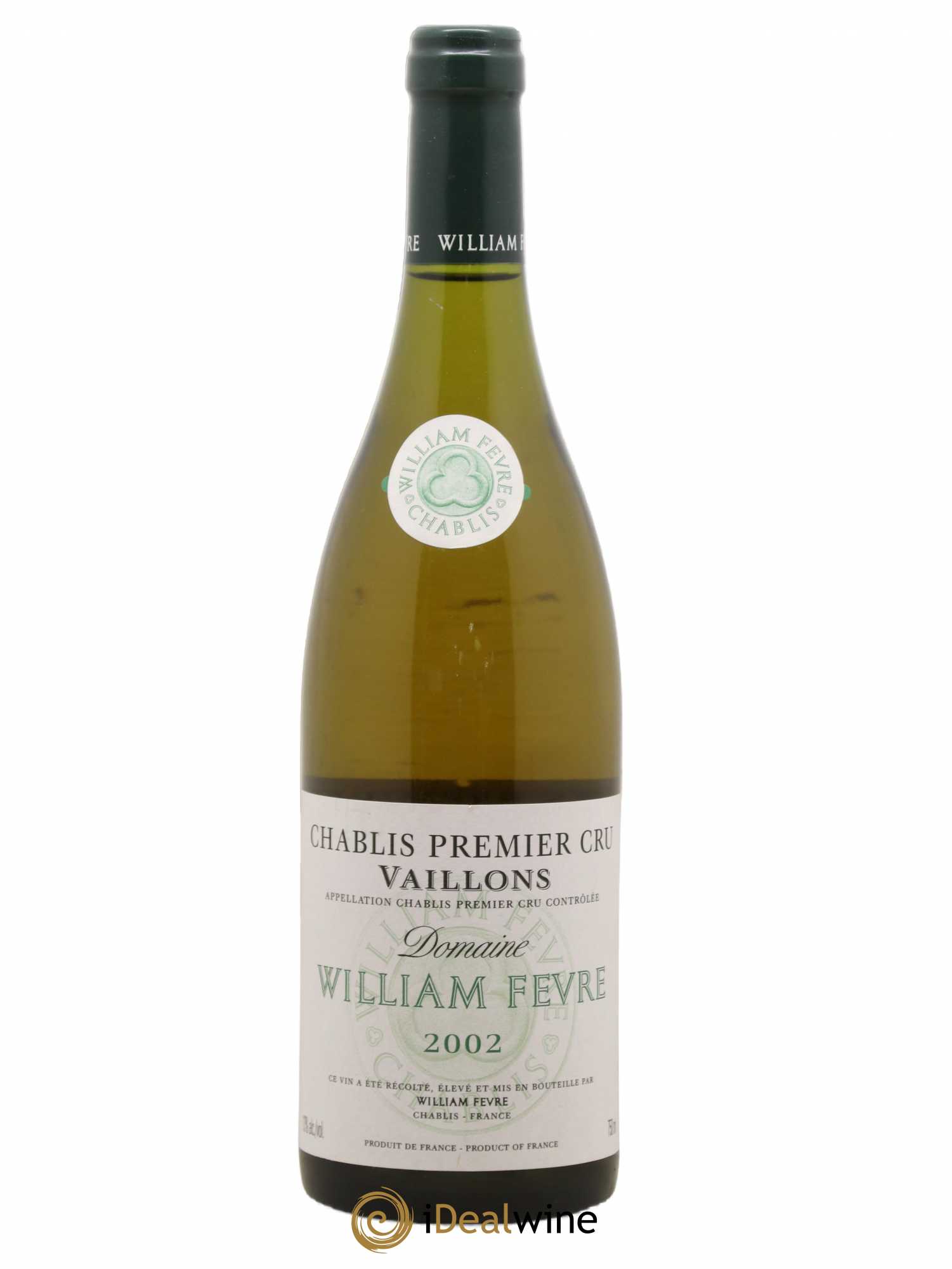 Chablis 1er Cru Vaillons William Fèvre 2002 - Lot de 1 bouteille - 0