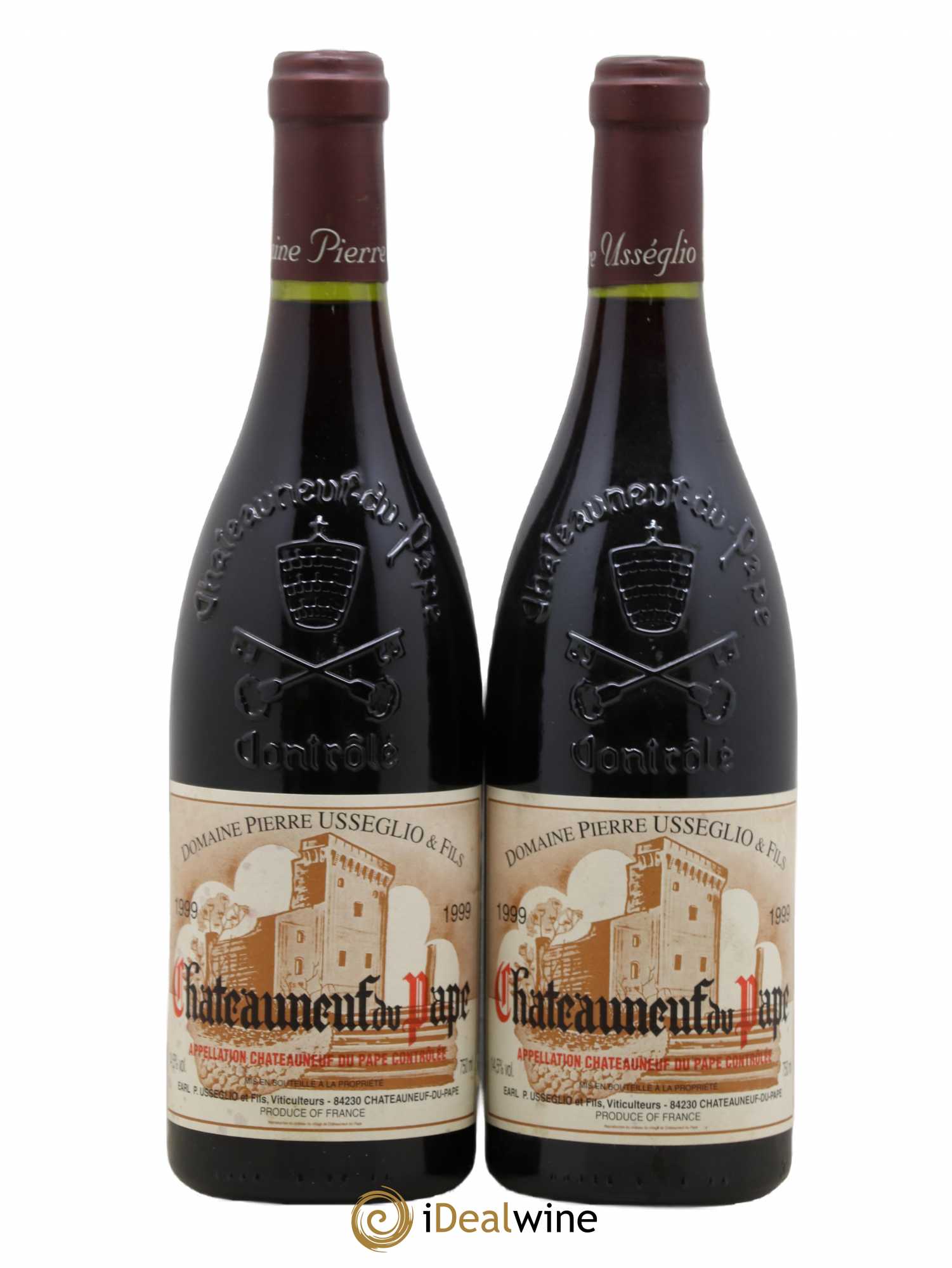 Châteauneuf-du-Pape Tradition Pierre Usseglio & Fils 1999 - Lot de 2 bouteilles - 0