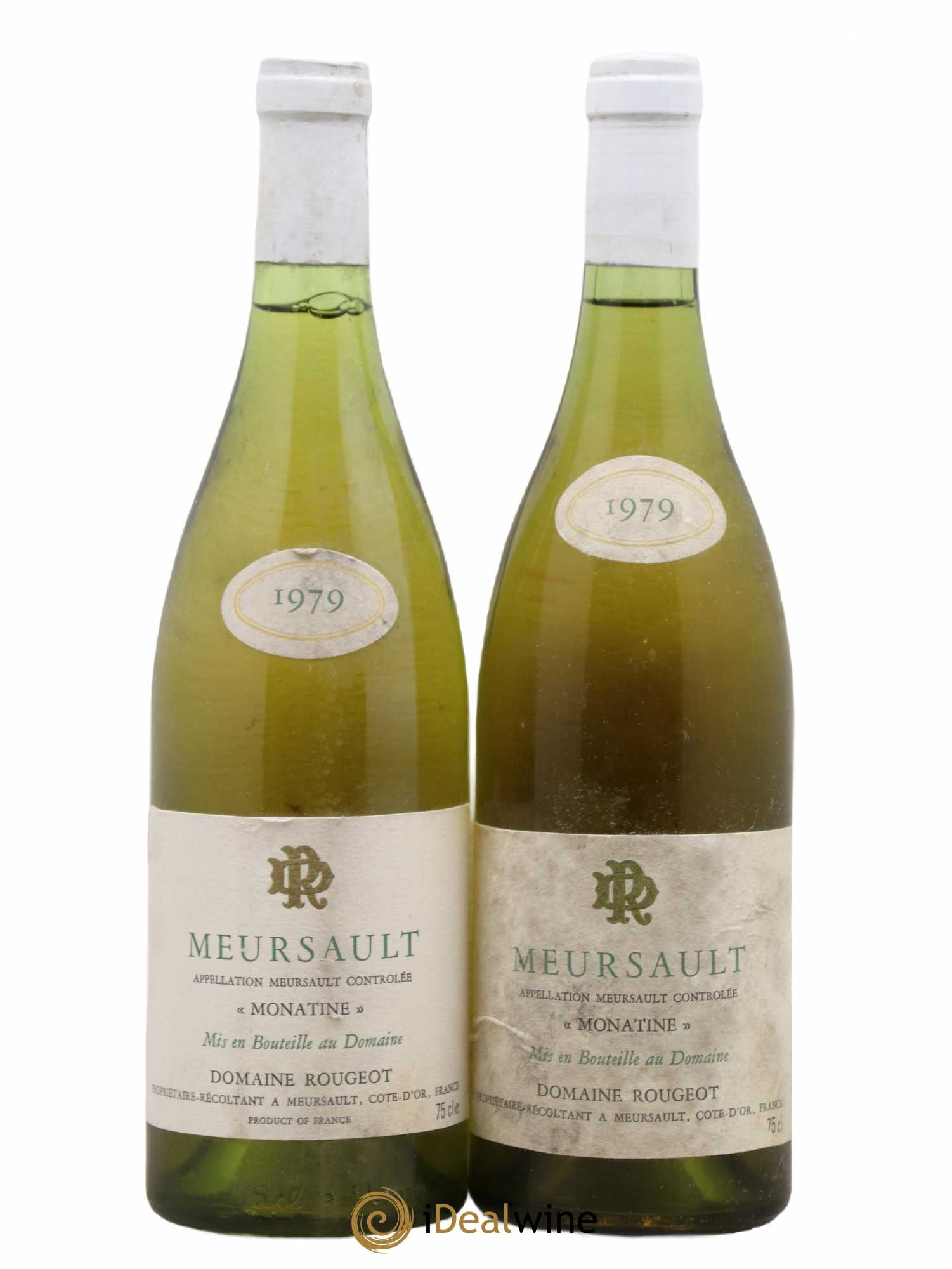 Meursault La Monatine Domaine Rougeot 1979 - Posten von 2 Flaschen - 0