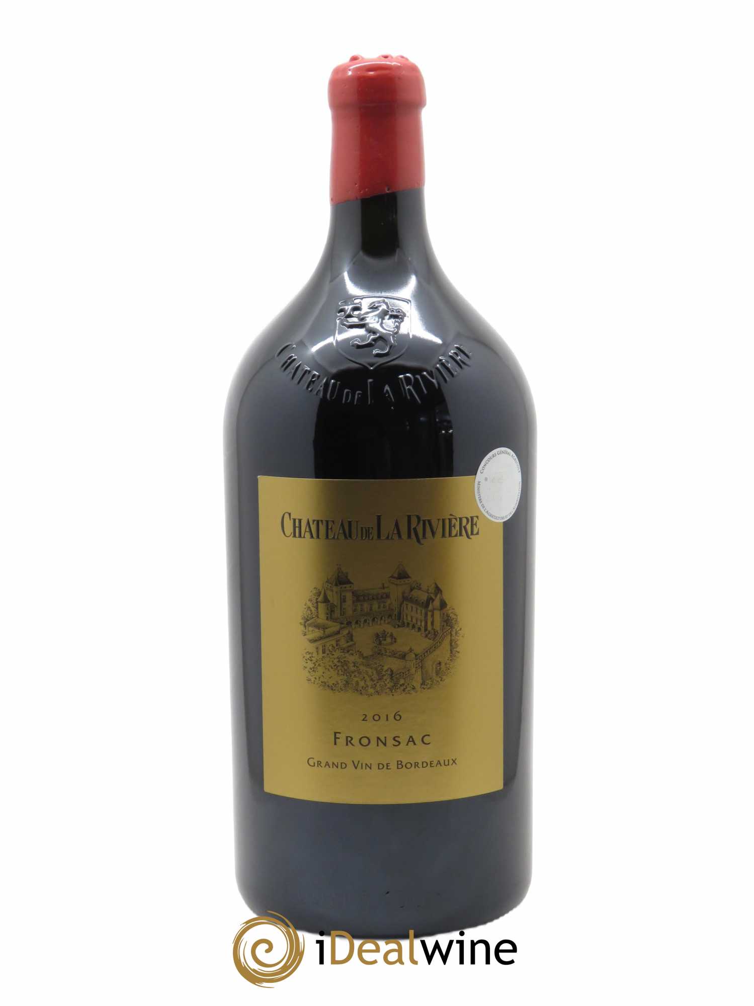 Château de La Rivière 2016 - Lot of 1 double magnum - 1