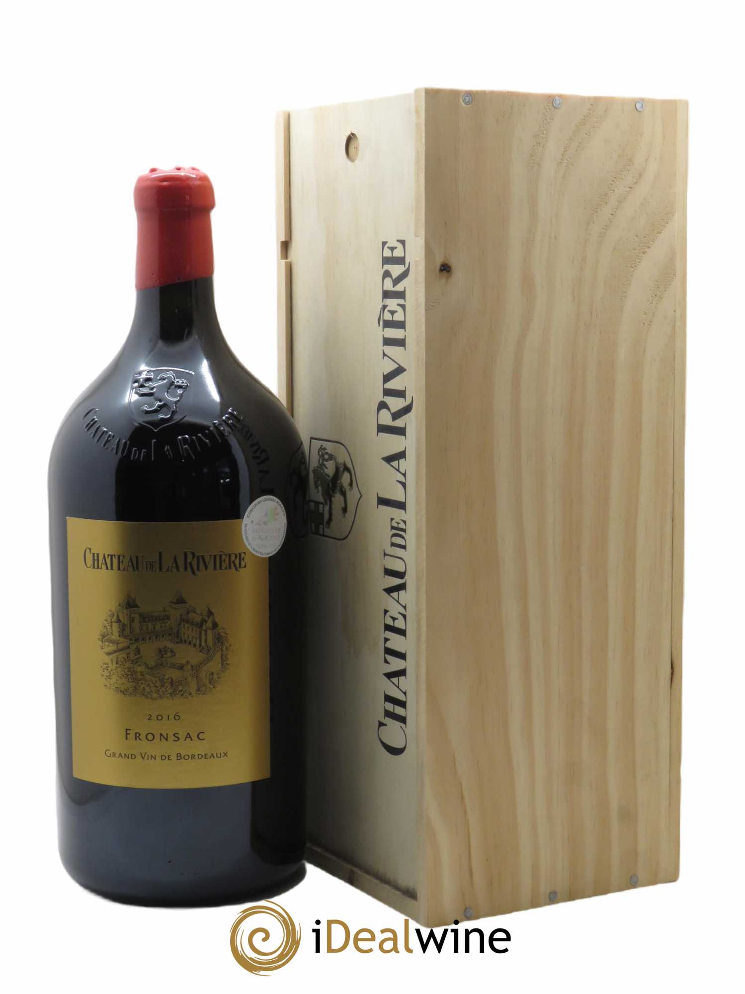 Château de La Rivière 2016 - Lot of 1 double magnum - 0