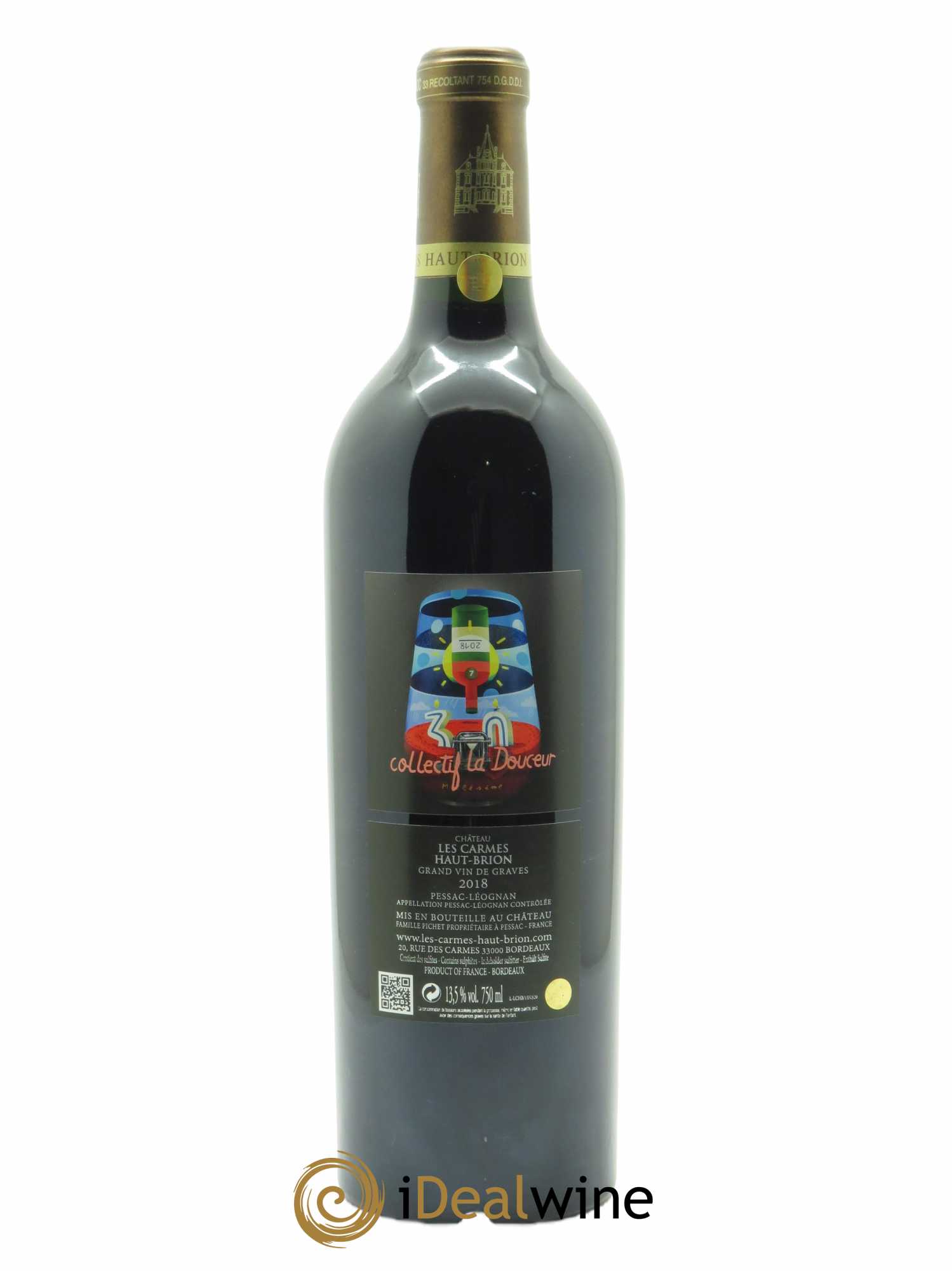 Château Les Carmes Haut-Brion (CBO à partir de 12 bts) 2016 - Lot de 1 bouteille - 1