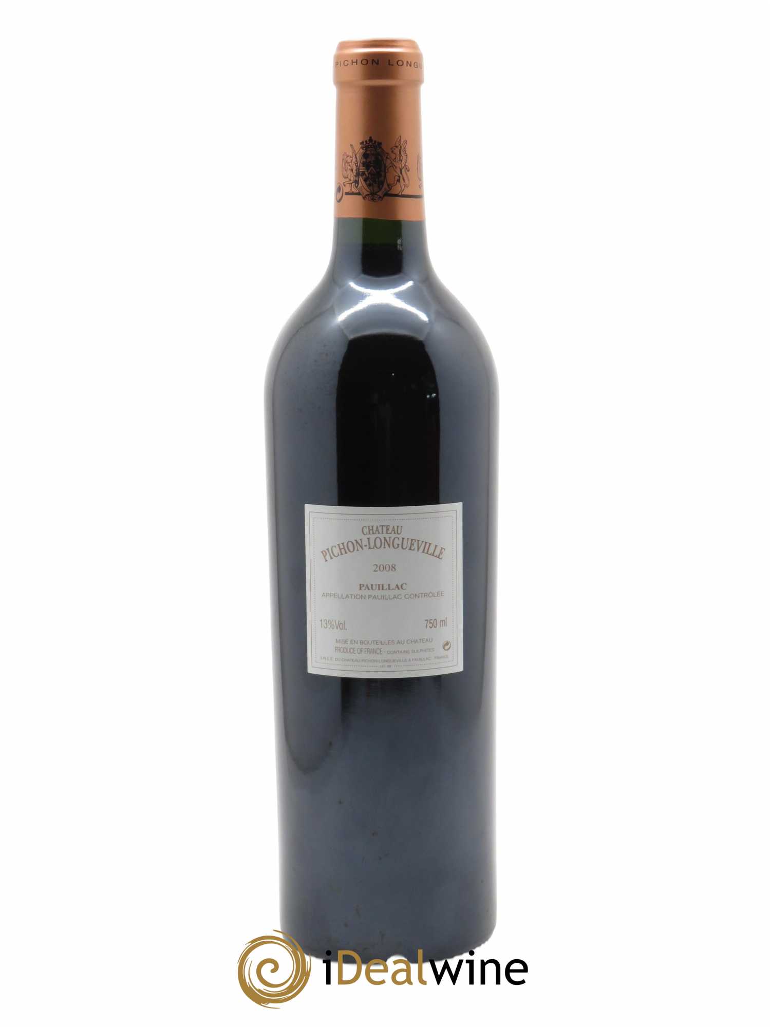 Pichon Longueville Baron 2ème Grand Cru Classé 2008 - Lot of 1 bottle - 1