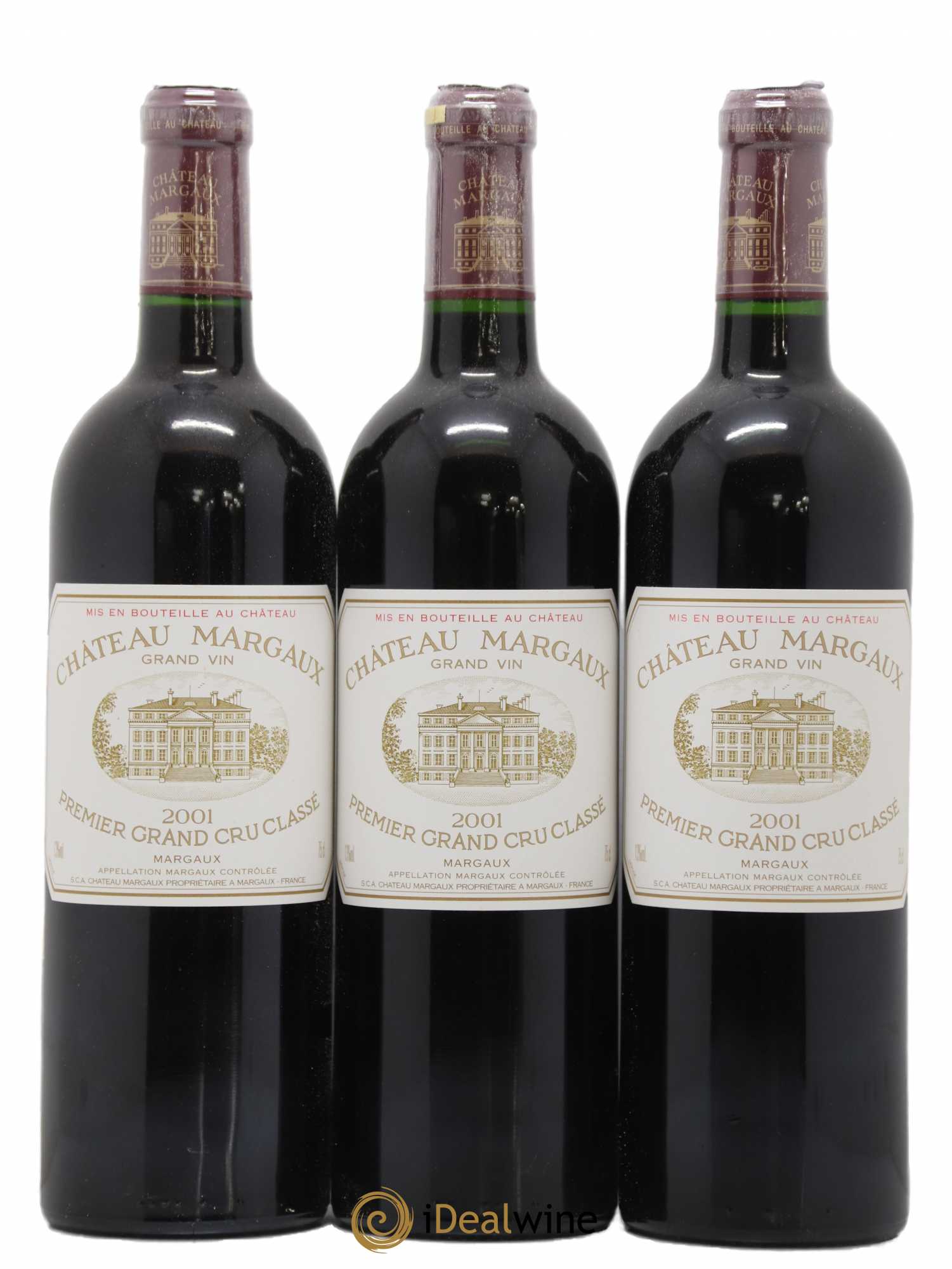 Château Margaux 1er Grand Cru Classé 2001 - Lot de 12 bouteilles - 4