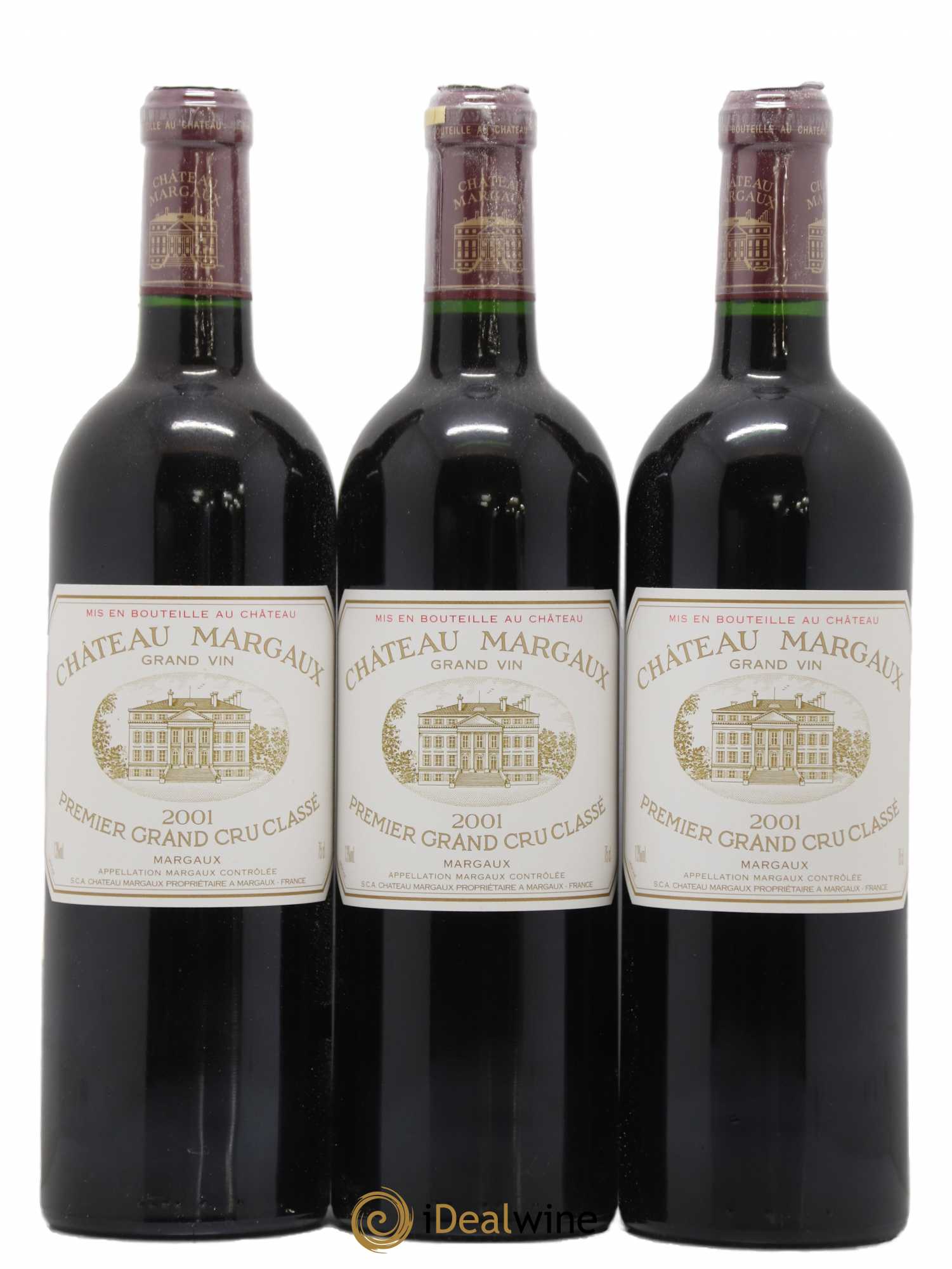 Château Margaux 1er Grand Cru Classé 2001 - Lot de 12 bouteilles - 2