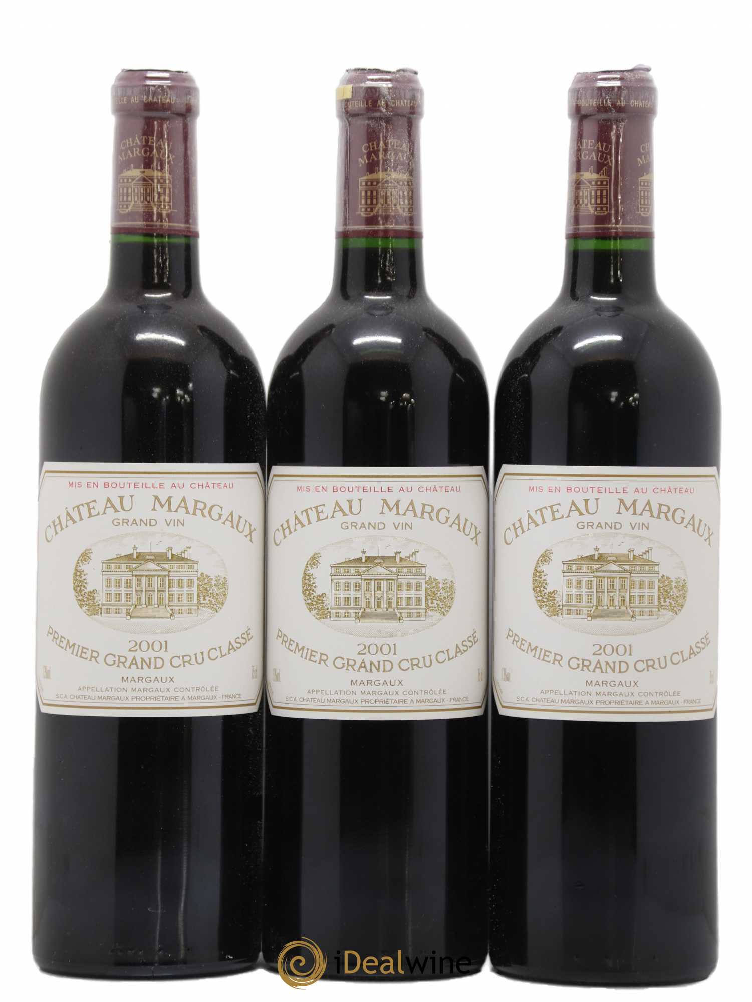Château Margaux 1er Grand Cru Classé 2001 - Lot de 12 bouteilles - 4