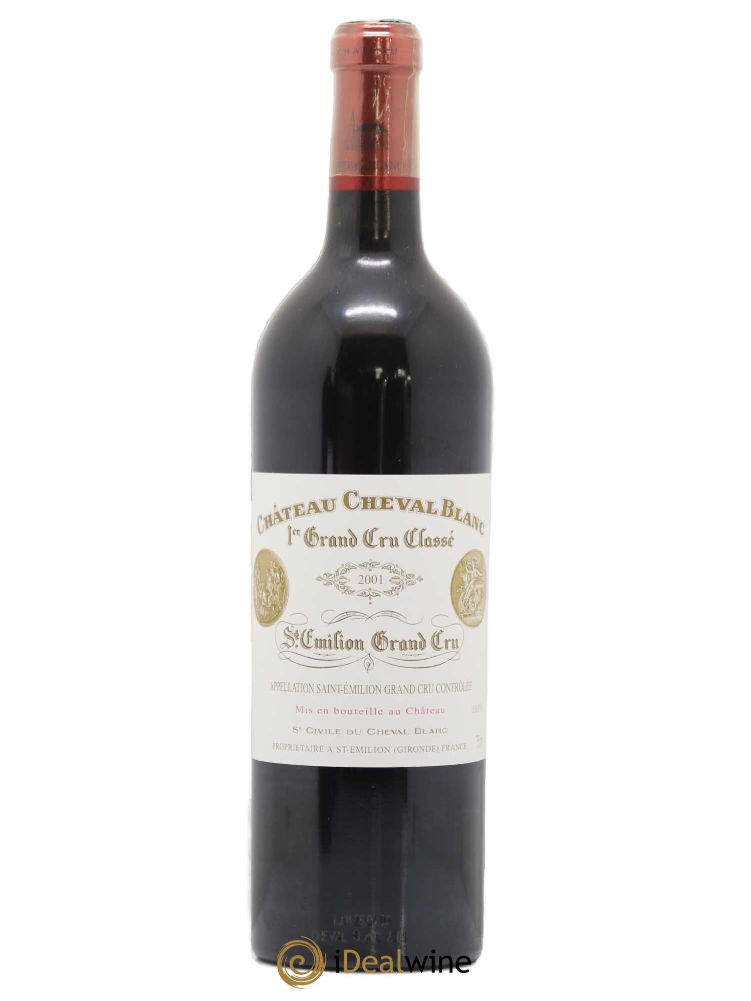 Château Cheval Blanc 1er Grand Cru Classé A 2001 - Lot de 1 bouteille - 0