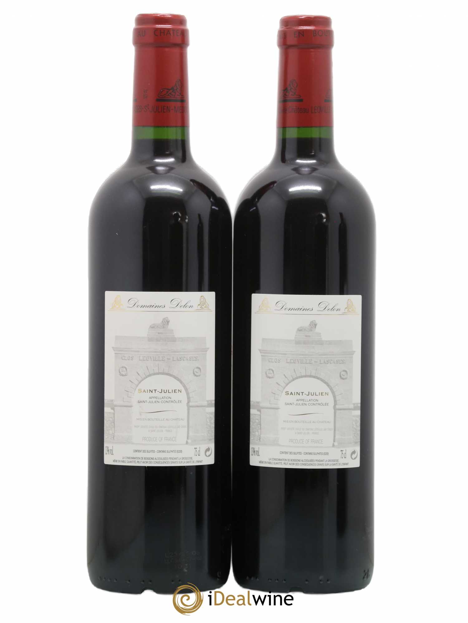 Château Léoville Las Cases 2ème Grand Cru Classé 2004 - Lot de 2 bouteilles - 1