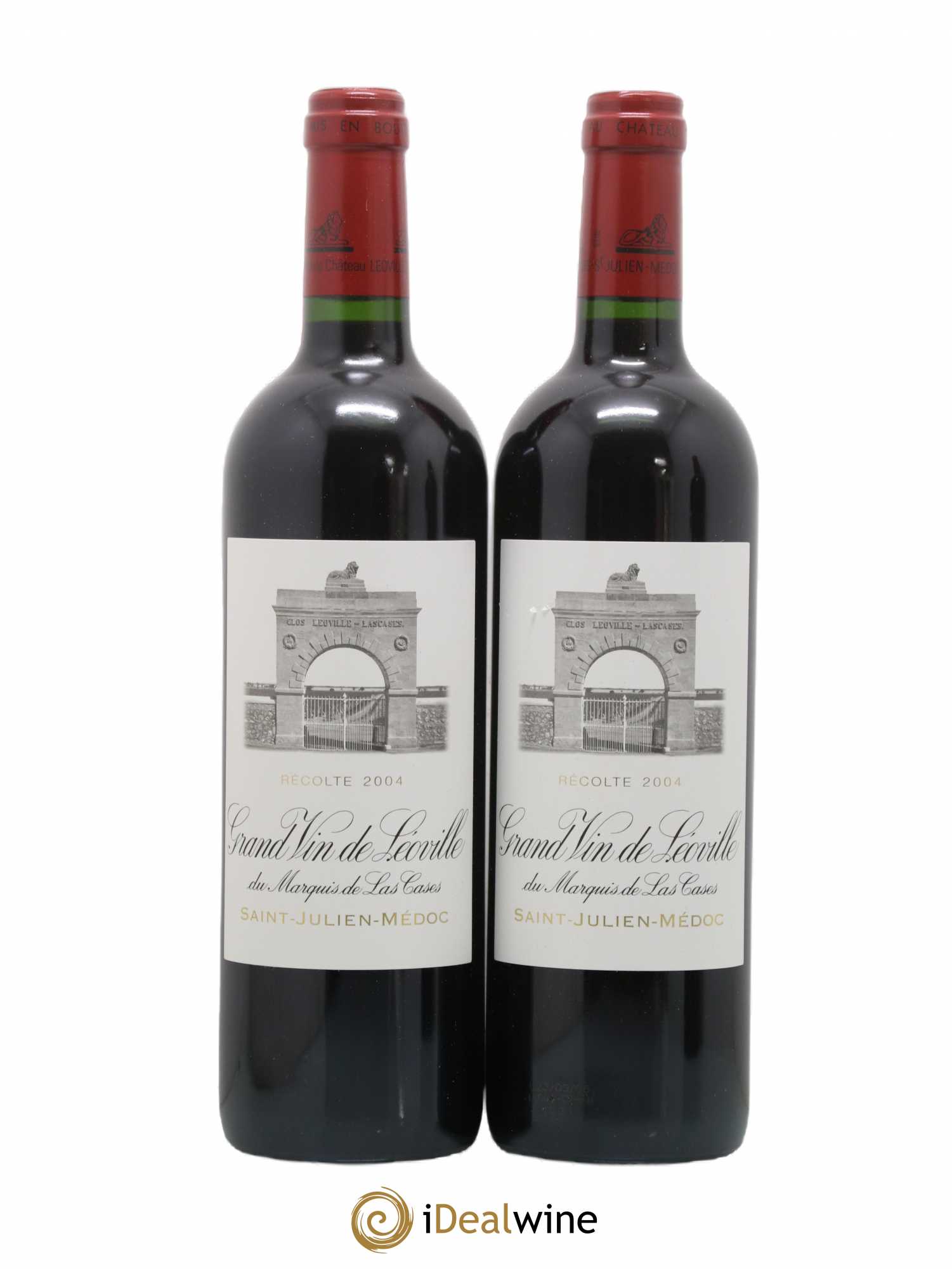Château Léoville Las Cases 2ème Grand Cru Classé 2004 - Lot de 2 bouteilles - 0