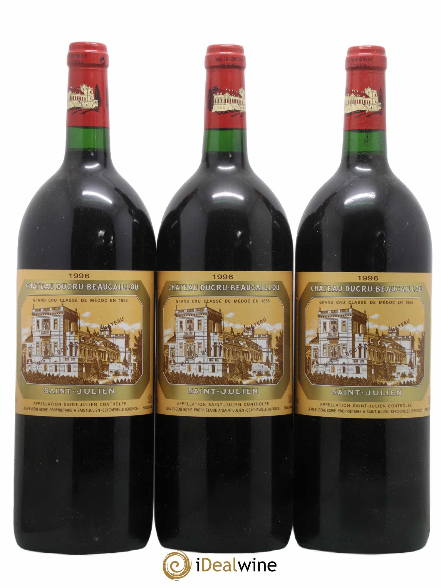 Château Ducru Beaucaillou 2ème Grand Cru Classé 1996 - Lot de 3 magnums - 0