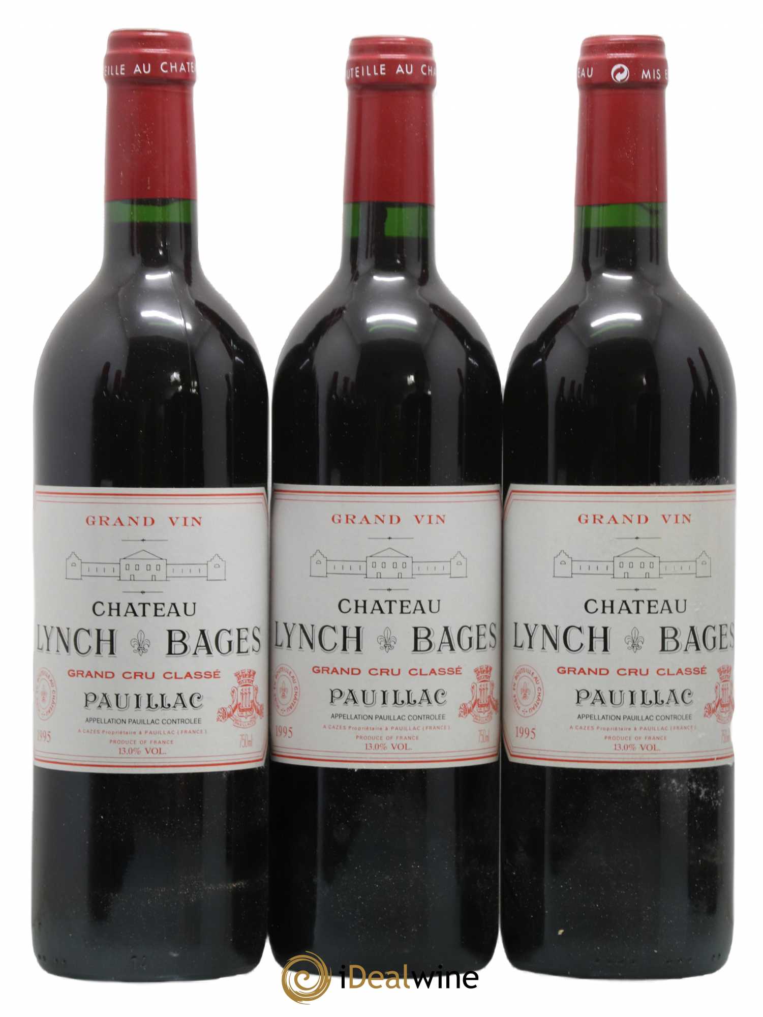 Château Lynch Bages 5ème Grand Cru Classé 1995 - Lot de 12 bouteilles - 2