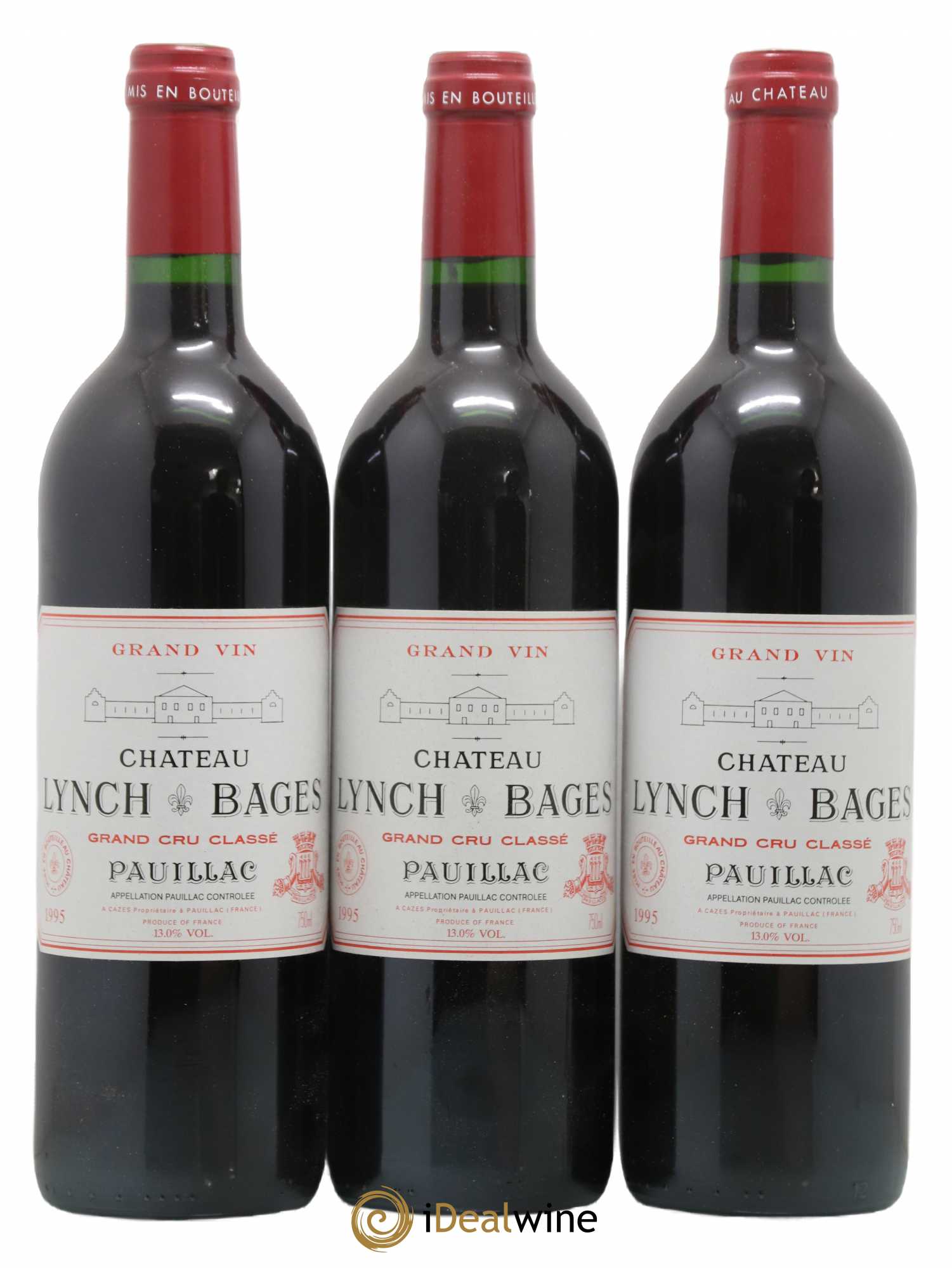 Château Lynch Bages 5ème Grand Cru Classé 1995 - Lot de 12 bouteilles - 4