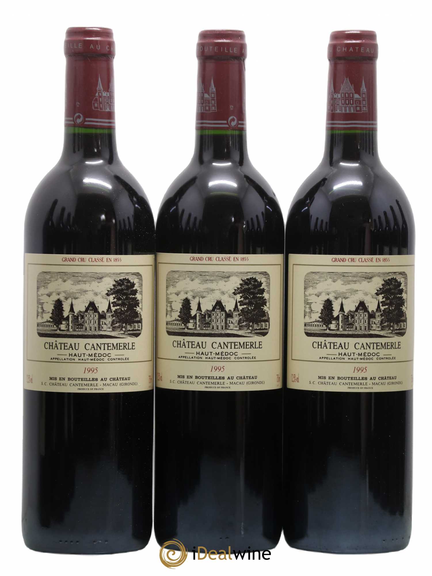 Château Cantemerle 5ème Grand Cru Classé 1995 - Lot of 12 bottles - 1