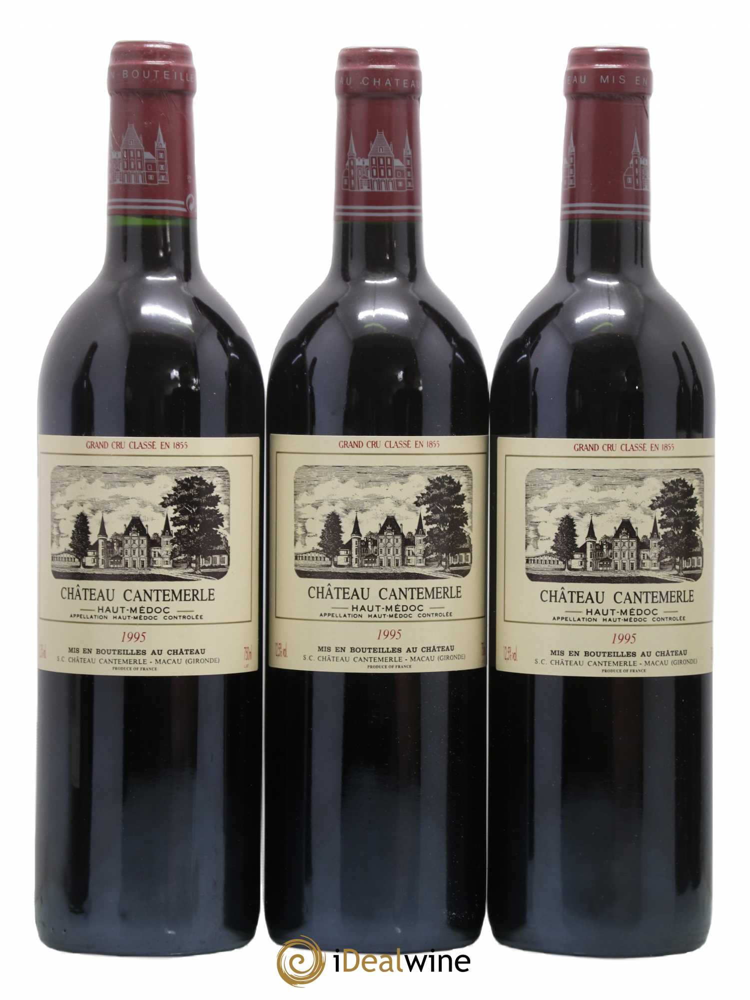 Château Cantemerle 5ème Grand Cru Classé 1995 - Lot of 12 bottles - 3