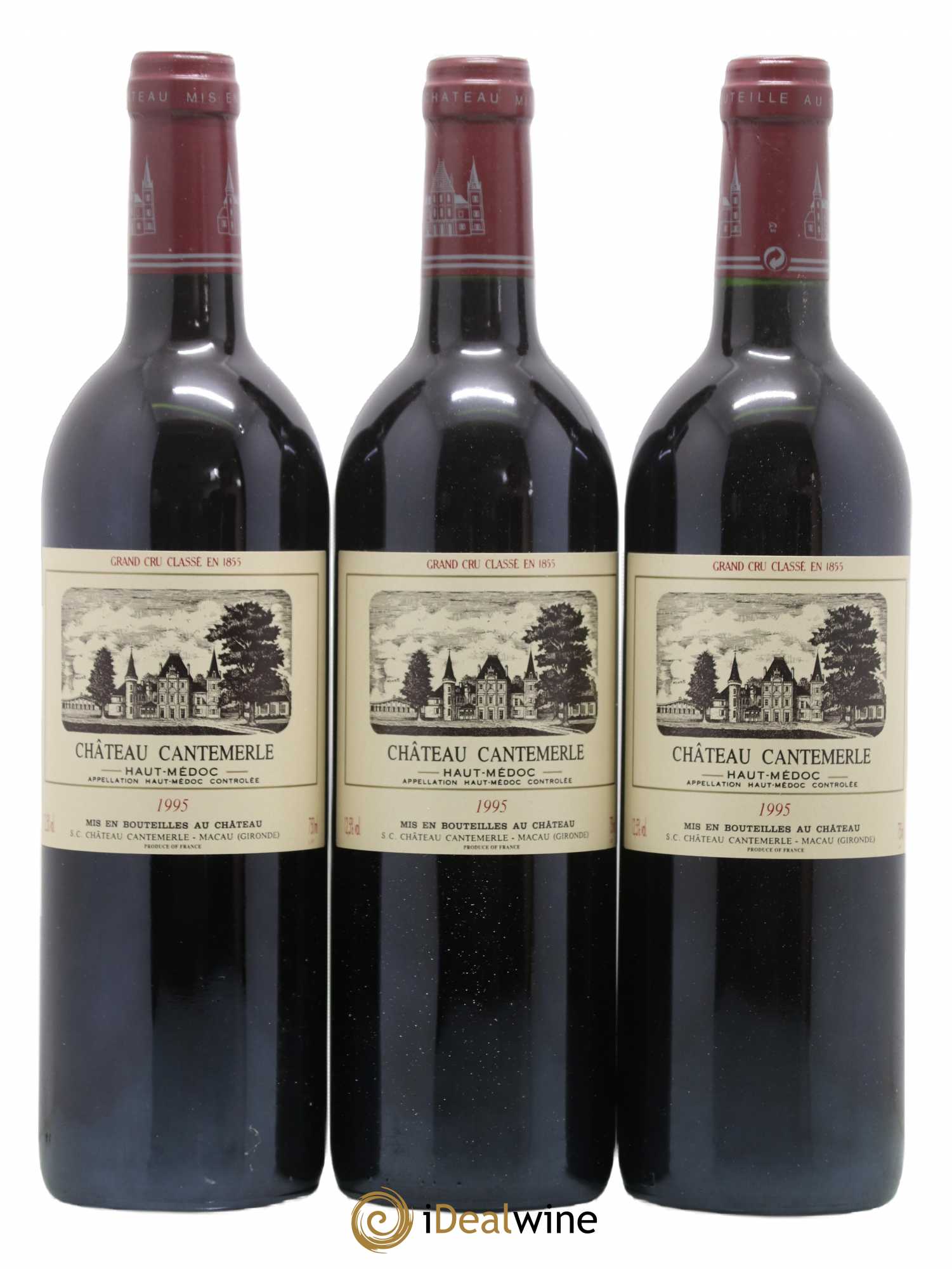 Château Cantemerle 5ème Grand Cru Classé 1995 - Lot of 12 bottles - 4