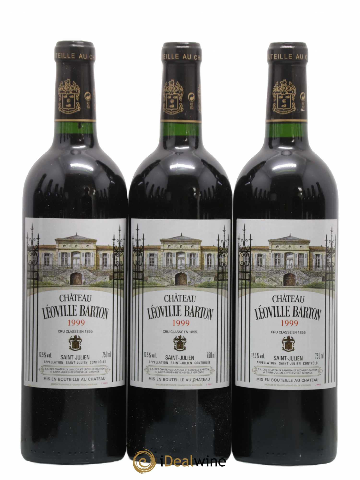 Château Léoville Barton 2ème Grand Cru Classé 1999 - Lot de 12 bouteilles - 1
