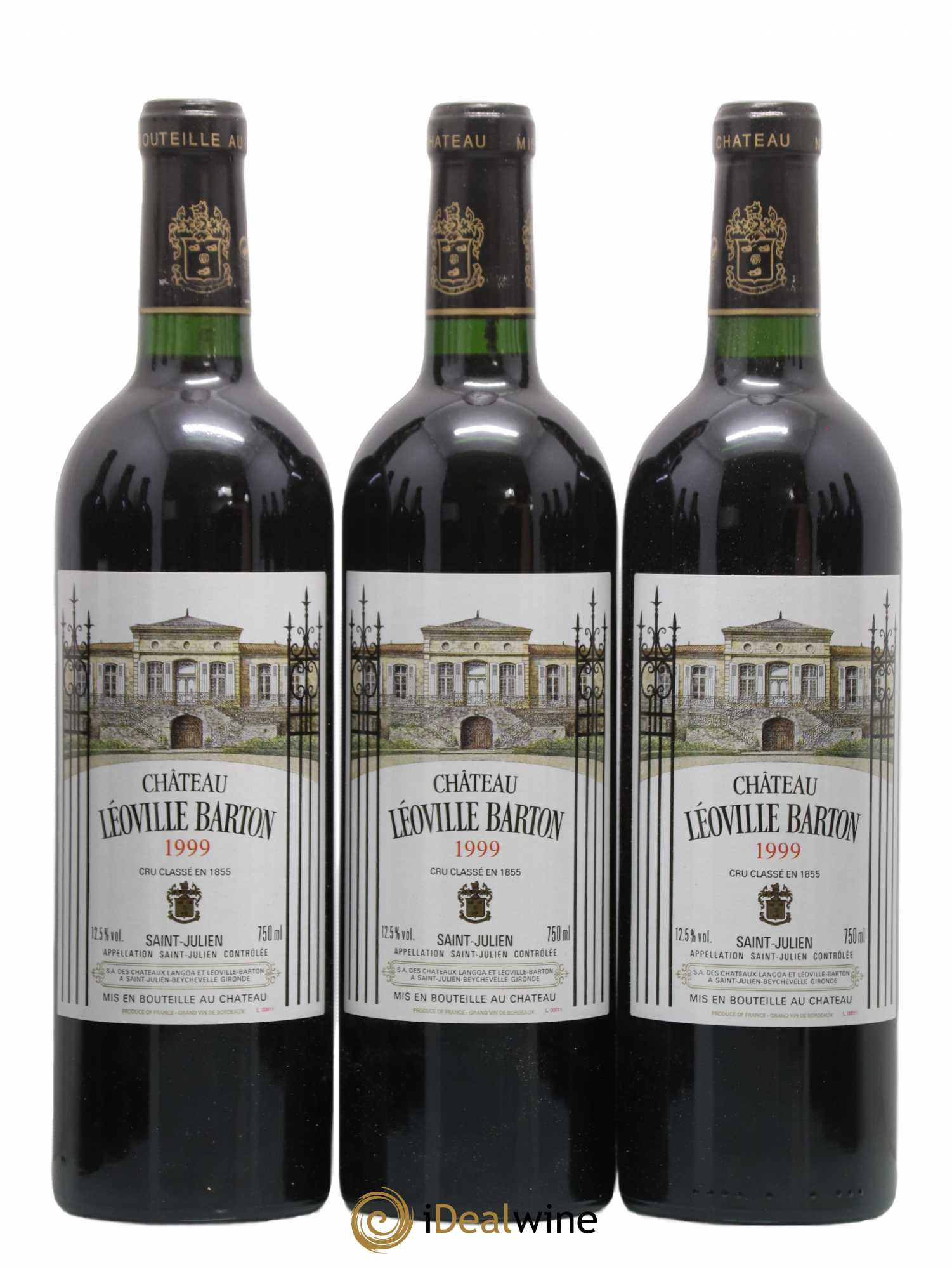 Château Léoville Barton 2ème Grand Cru Classé 1999 - Lot de 12 bouteilles - 2