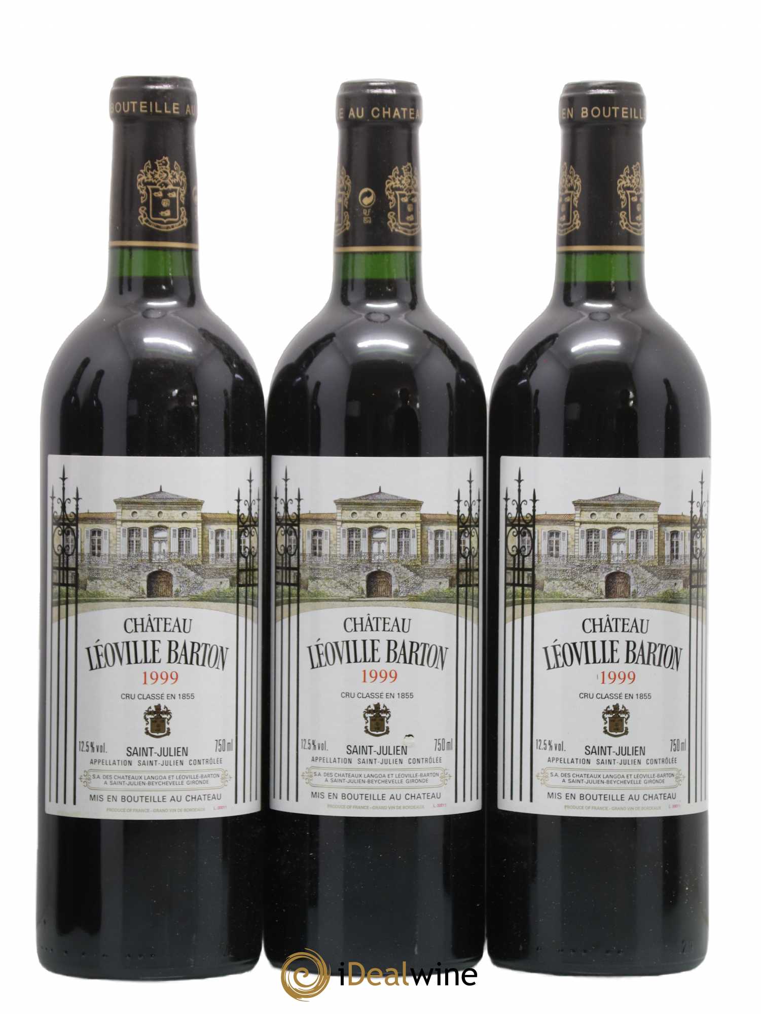 Château Léoville Barton 2ème Grand Cru Classé 1999 - Lot de 12 bouteilles - 3