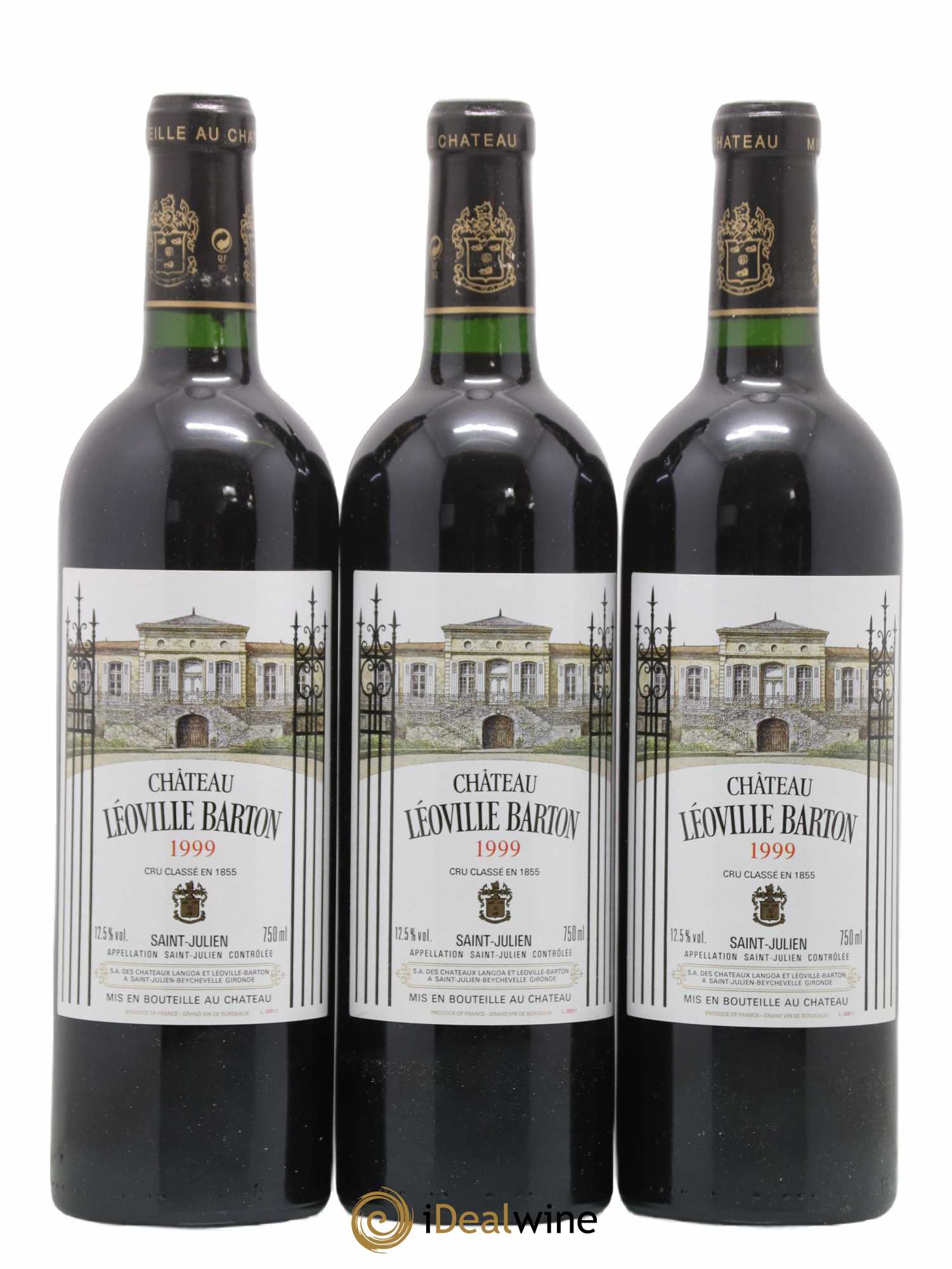 Château Léoville Barton 2ème Grand Cru Classé 1999 - Lot de 12 bouteilles - 4