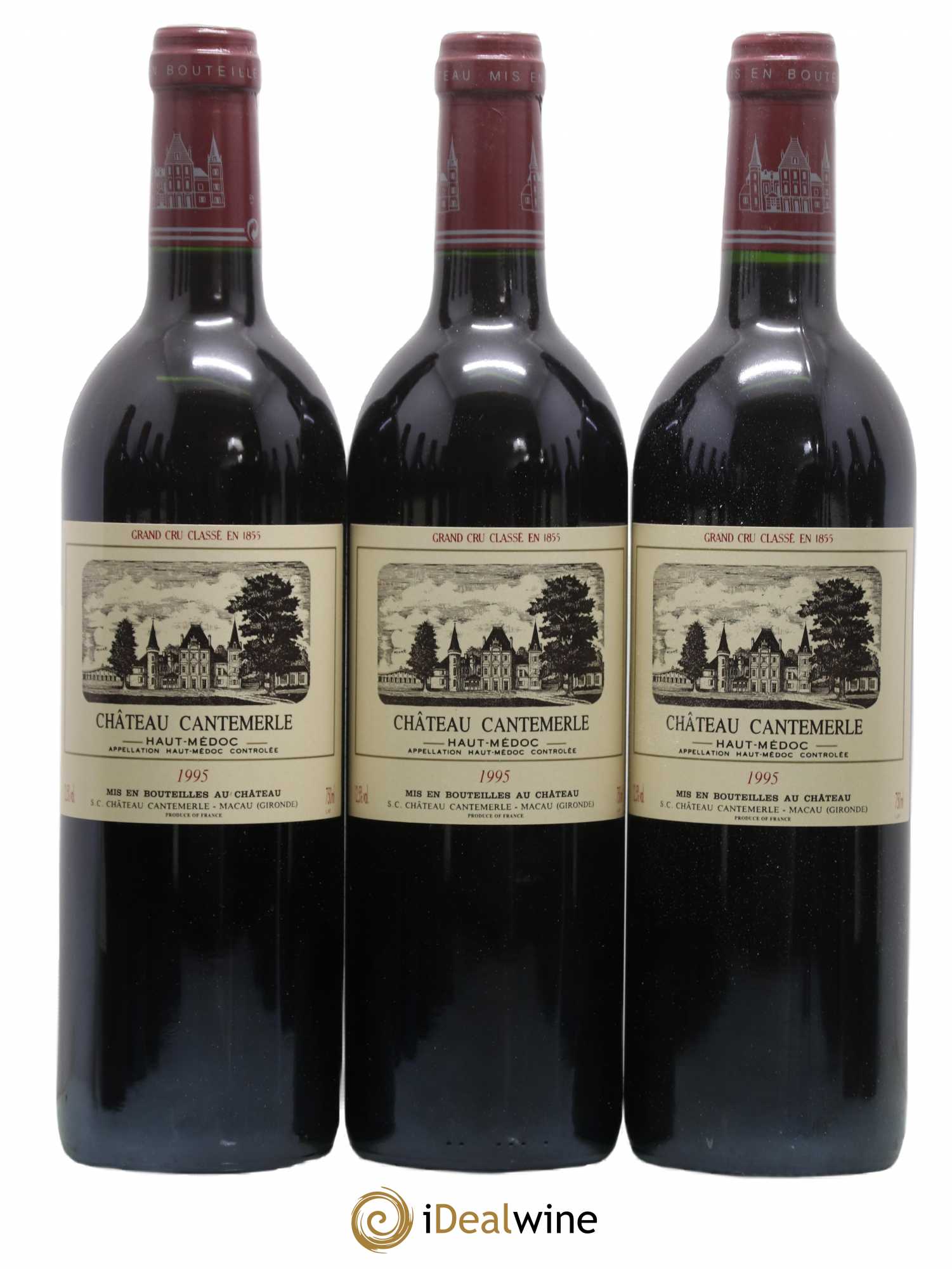 Château Cantemerle 5ème Grand Cru Classé 1995 - Lot of 12 bottles - 1