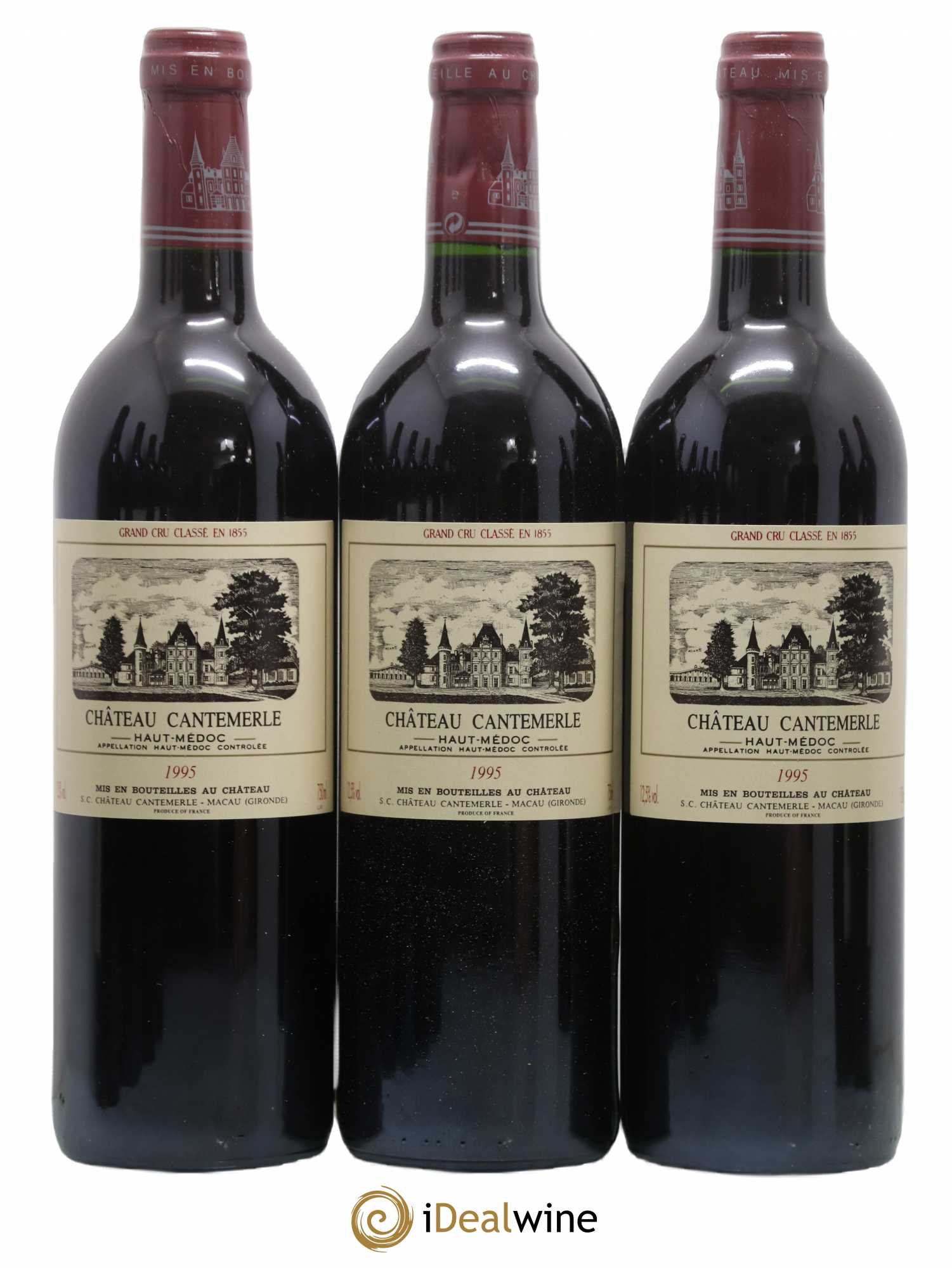 Château Cantemerle 5ème Grand Cru Classé 1995 - Lot of 12 bottles - 2