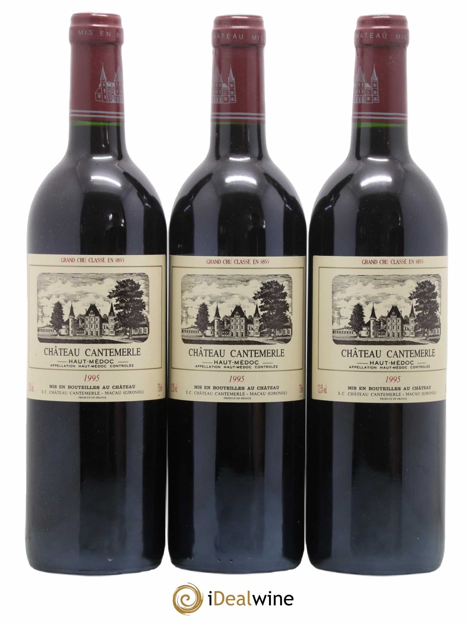 Château Cantemerle 5ème Grand Cru Classé 1995 - Lot of 12 bottles - 4