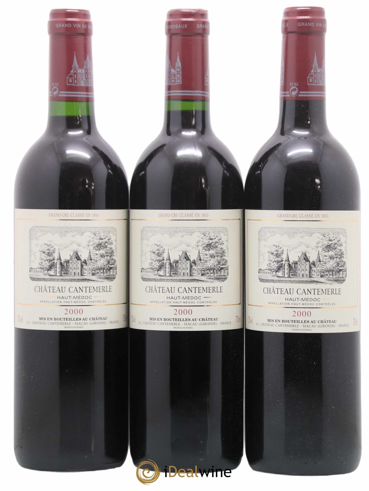 Château Cantemerle 5ème Grand Cru Classé 2000 - Lotto di 12 bottiglie - 1