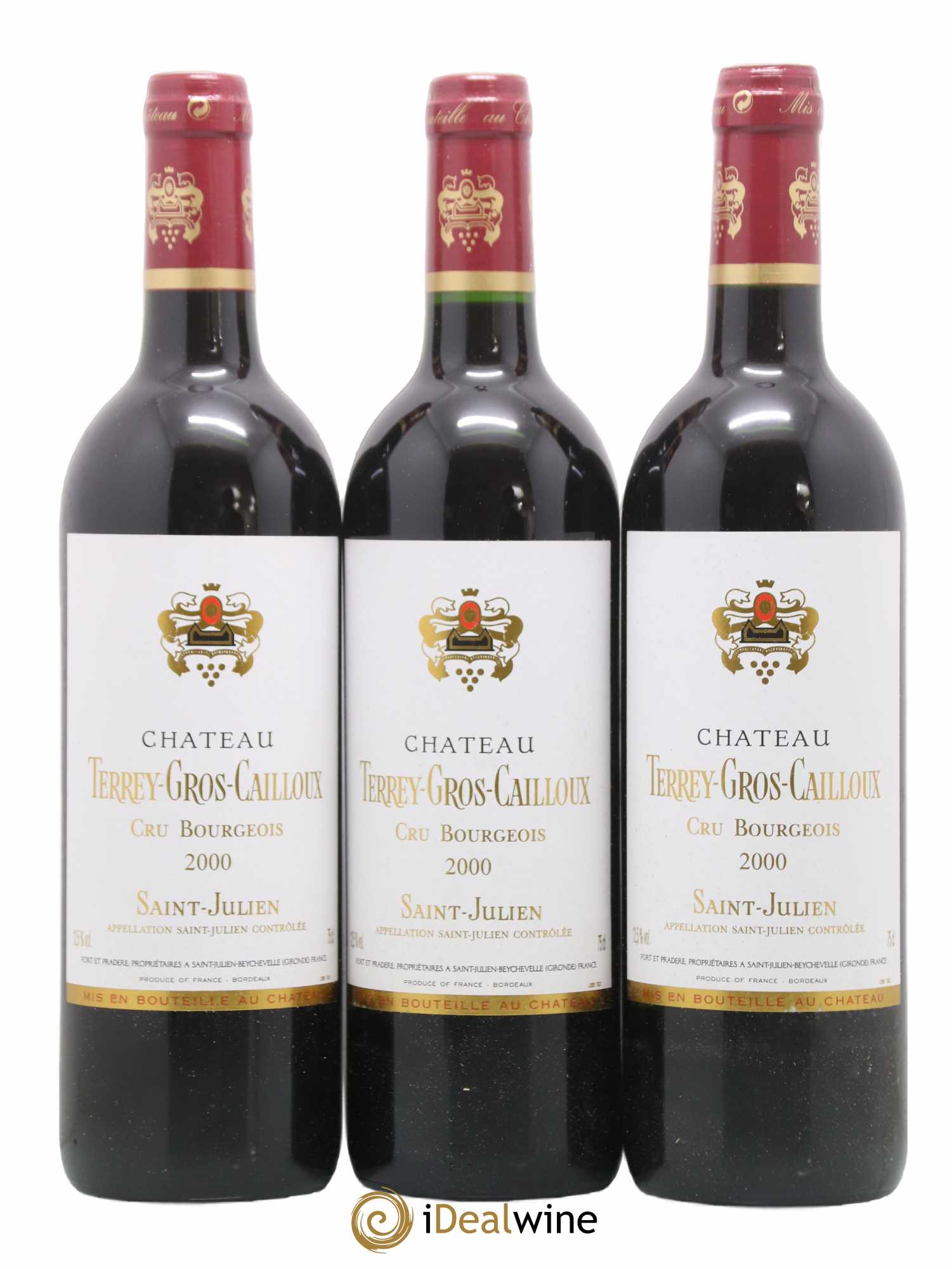 Château Terrey Gros Cailloux Cru Bourgeois 2000 - Lot de 12 bouteilles - 3