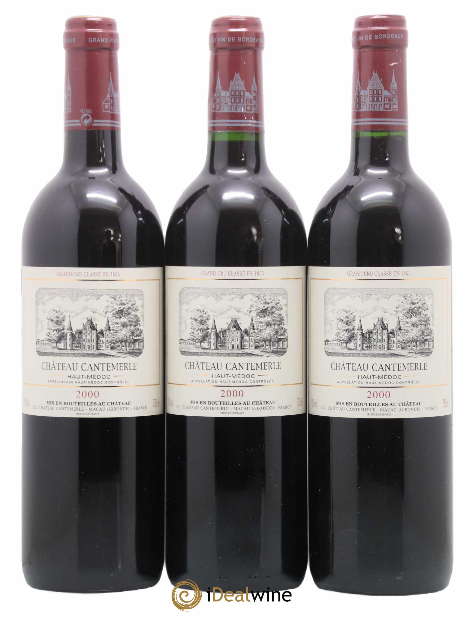 Château Cantemerle 5ème Grand Cru Classé 2000 - Lot of 6 bottles - 2