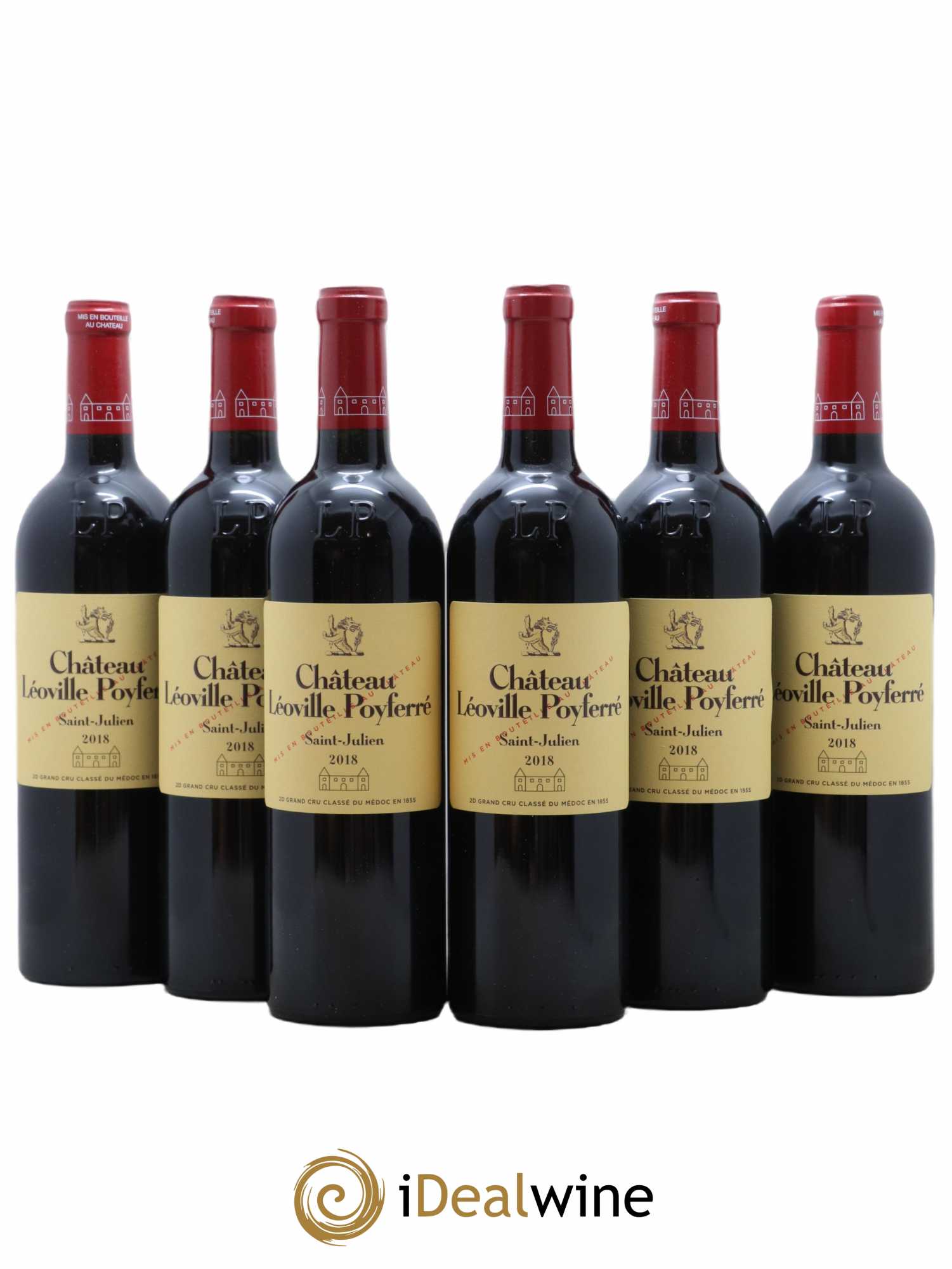 Château Léoville Poyferré 2ème Grand Cru Classé 2018 - Lot de 6 bouteilles - 0